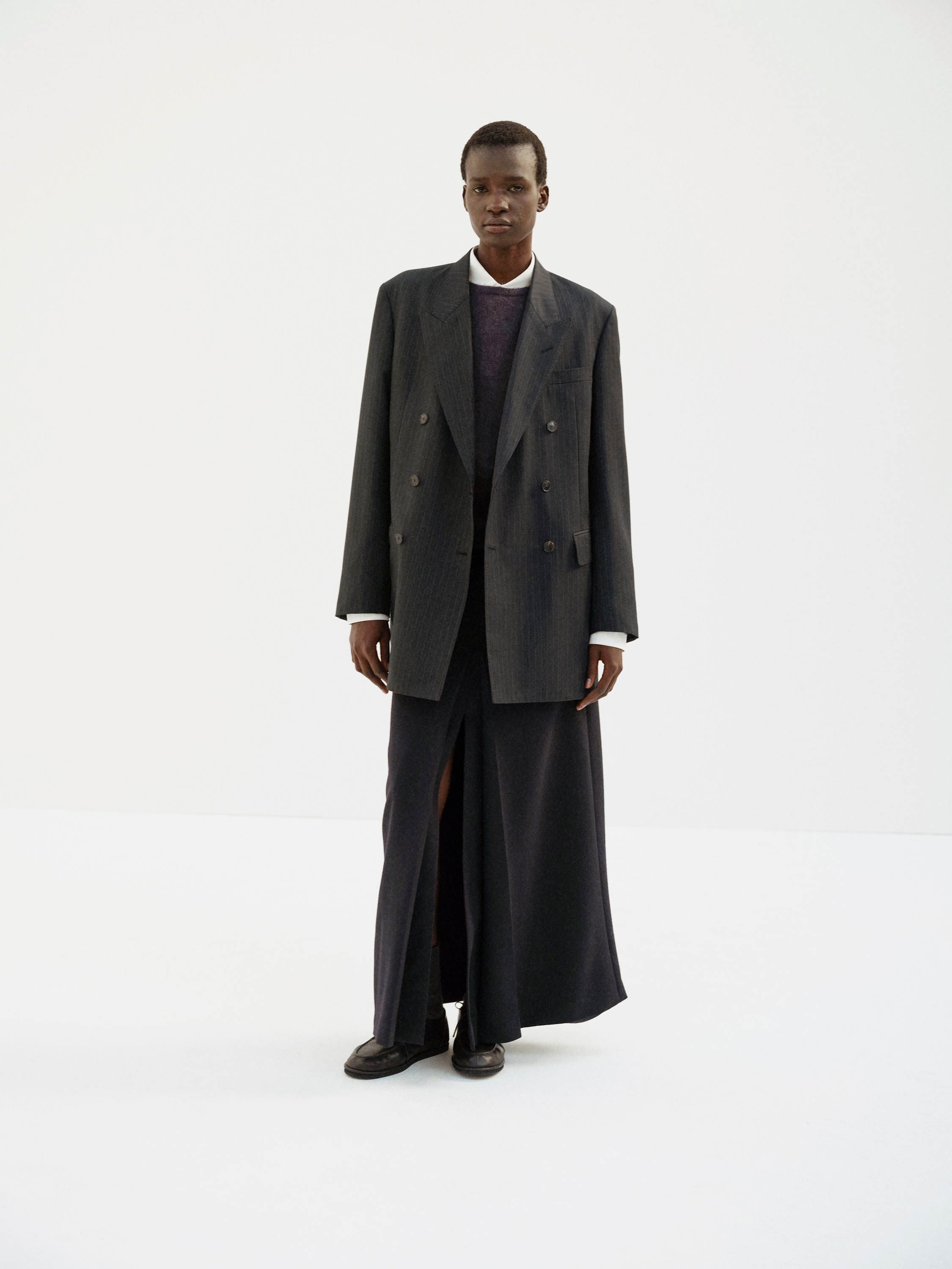 BLUEFACED WOOL DOUBLE-BREASTED JACKET