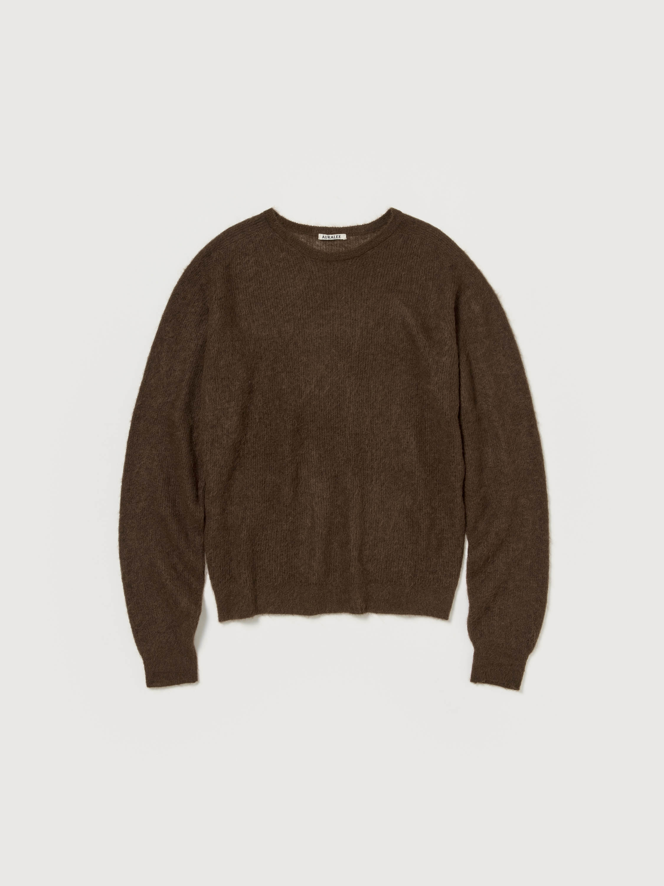BABY SURI ALPACA SHEER KNIT P/O 詳細画像 DARK BROWN 1