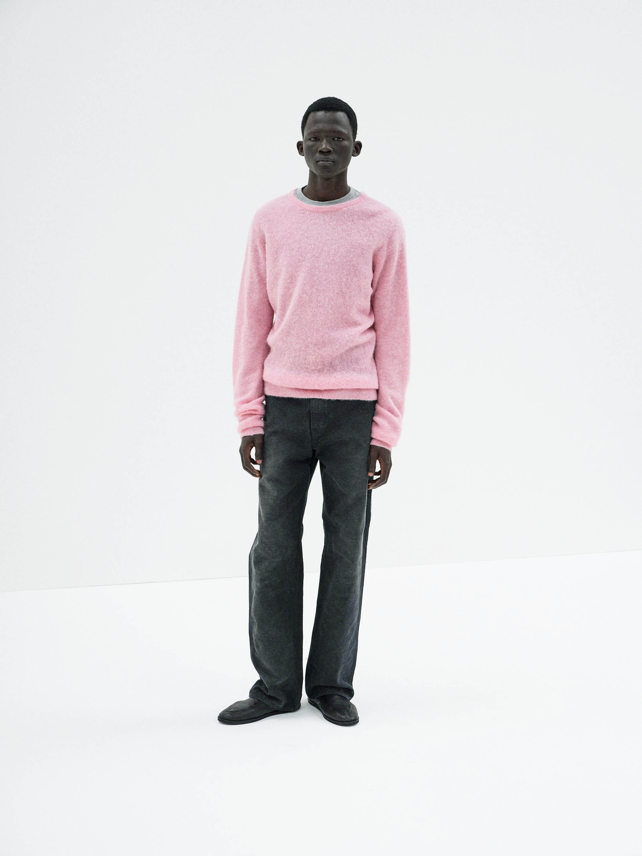 BABY SURI ALPACA SHEER KNIT P/O 詳細画像 PINK 1