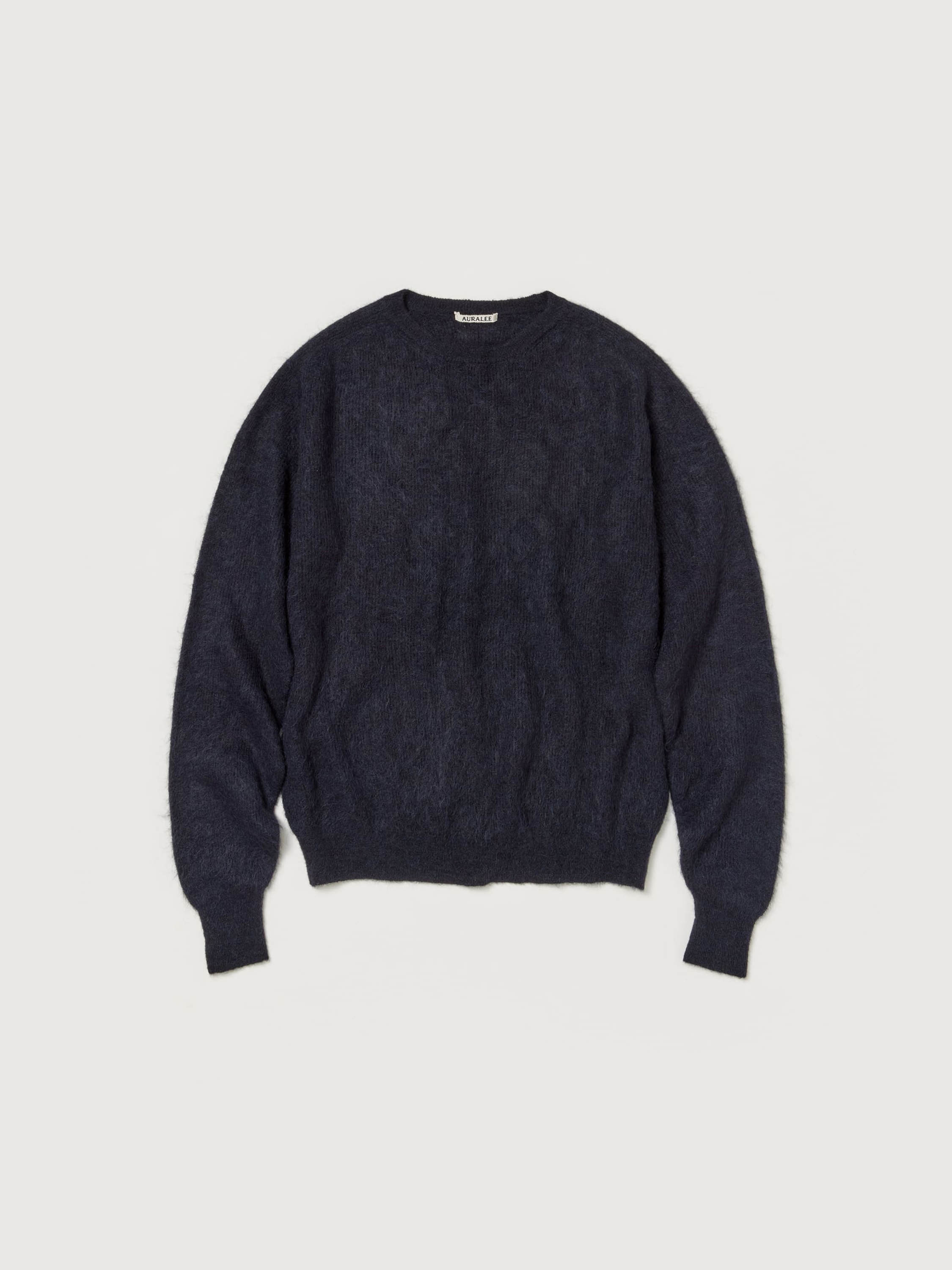 BABY SURI ALPACA SHEER KNIT P/O 詳細画像 NAVY 1