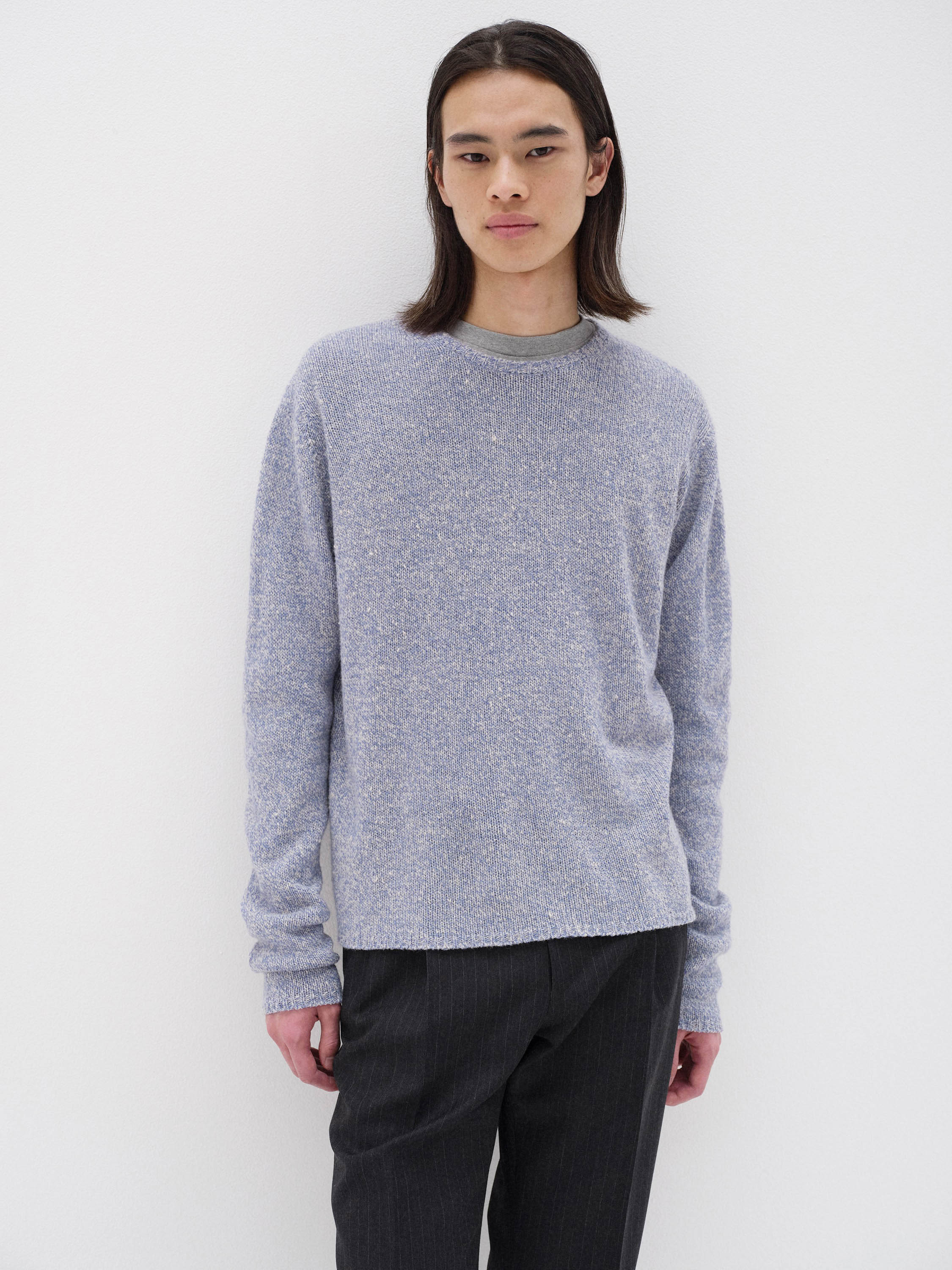 AIRY SILK WOOL KNIT P/O 詳細画像 TOP LIGHT PURPLE 1