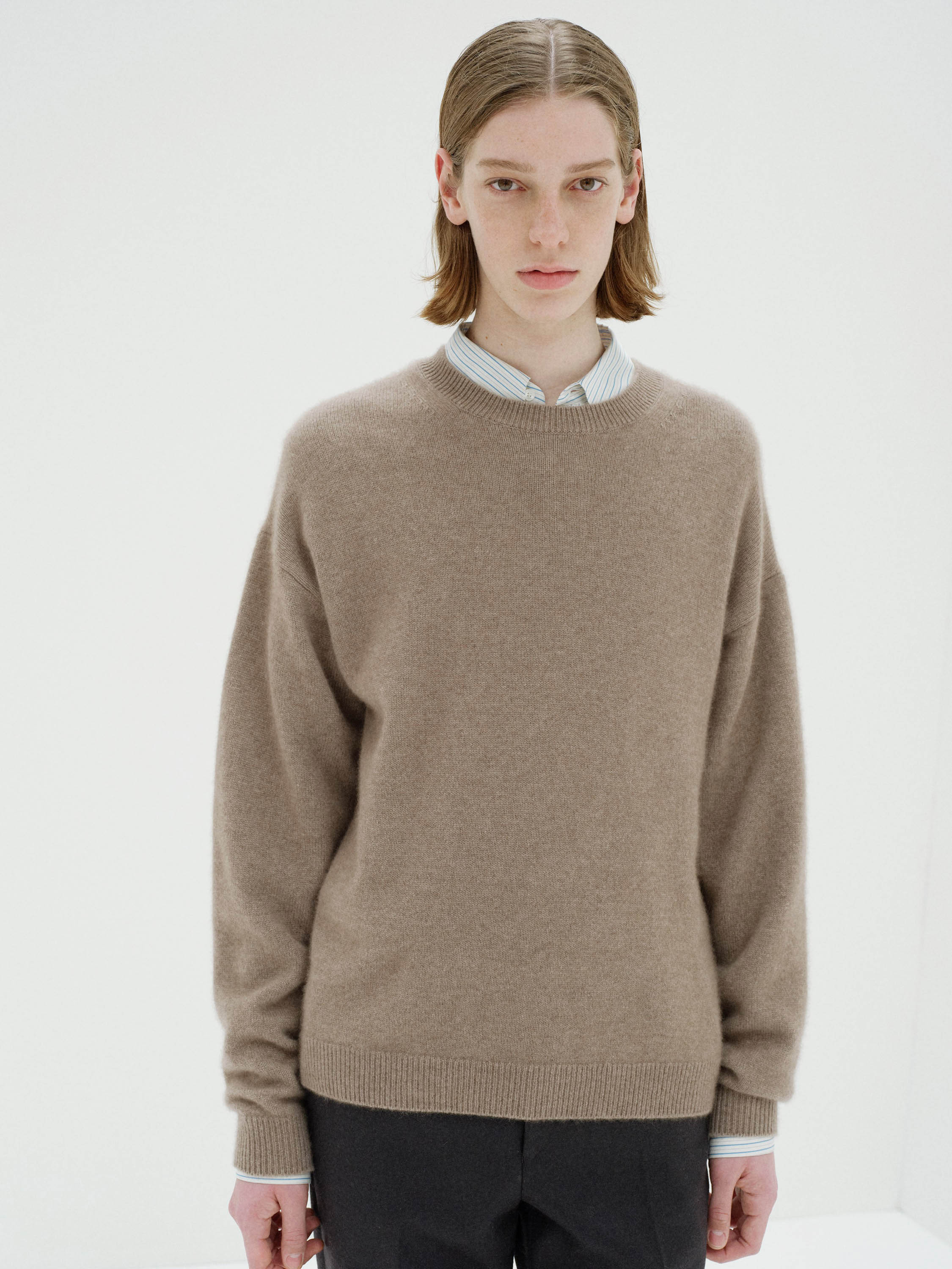 BABY CASHMERE KNIT P/O 詳細画像 NATURAL BROWN 1