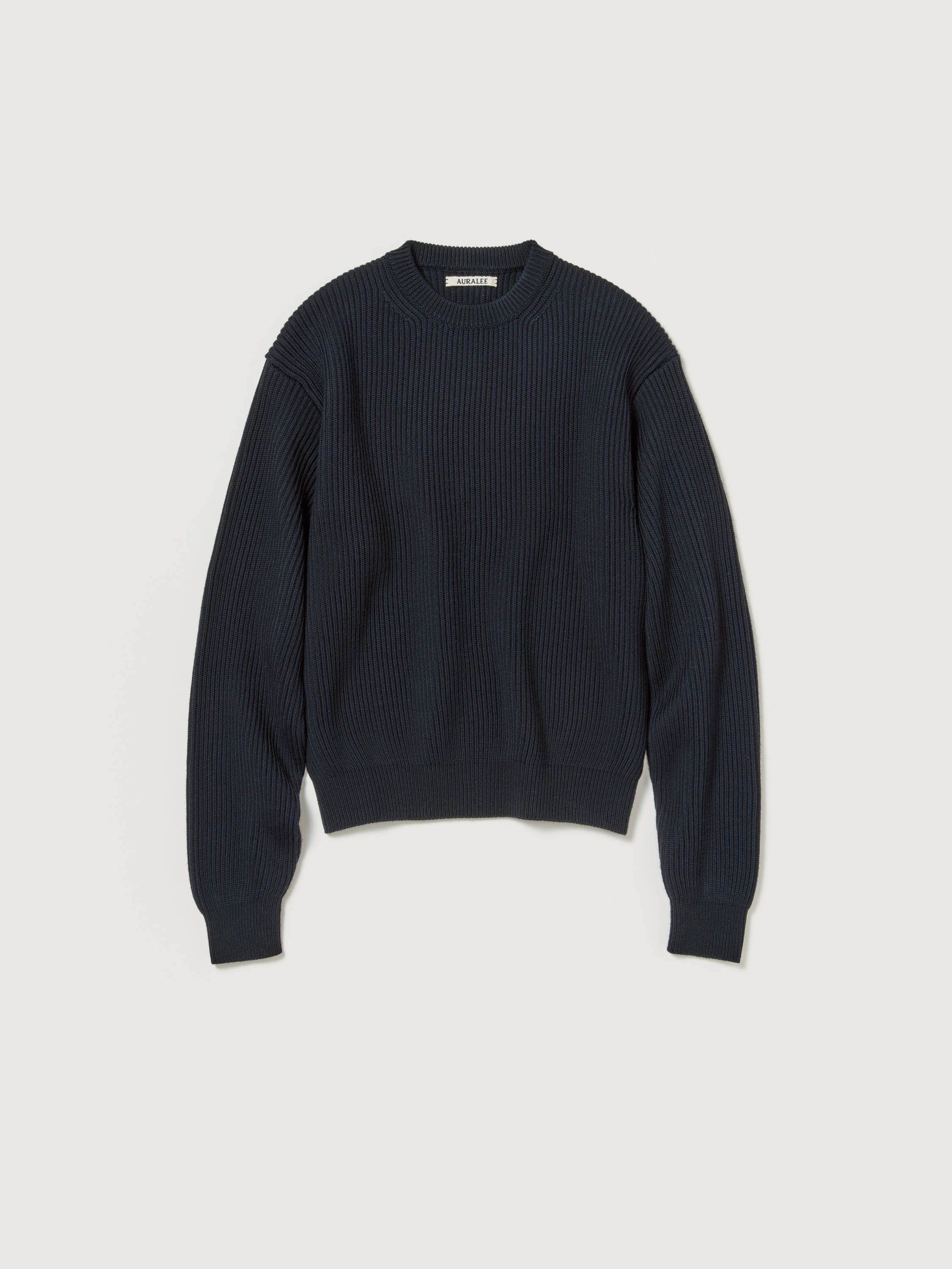 SUPER FINE WOOL SOFT RIB KNIT P/O 詳細画像 DARK NAVY 1