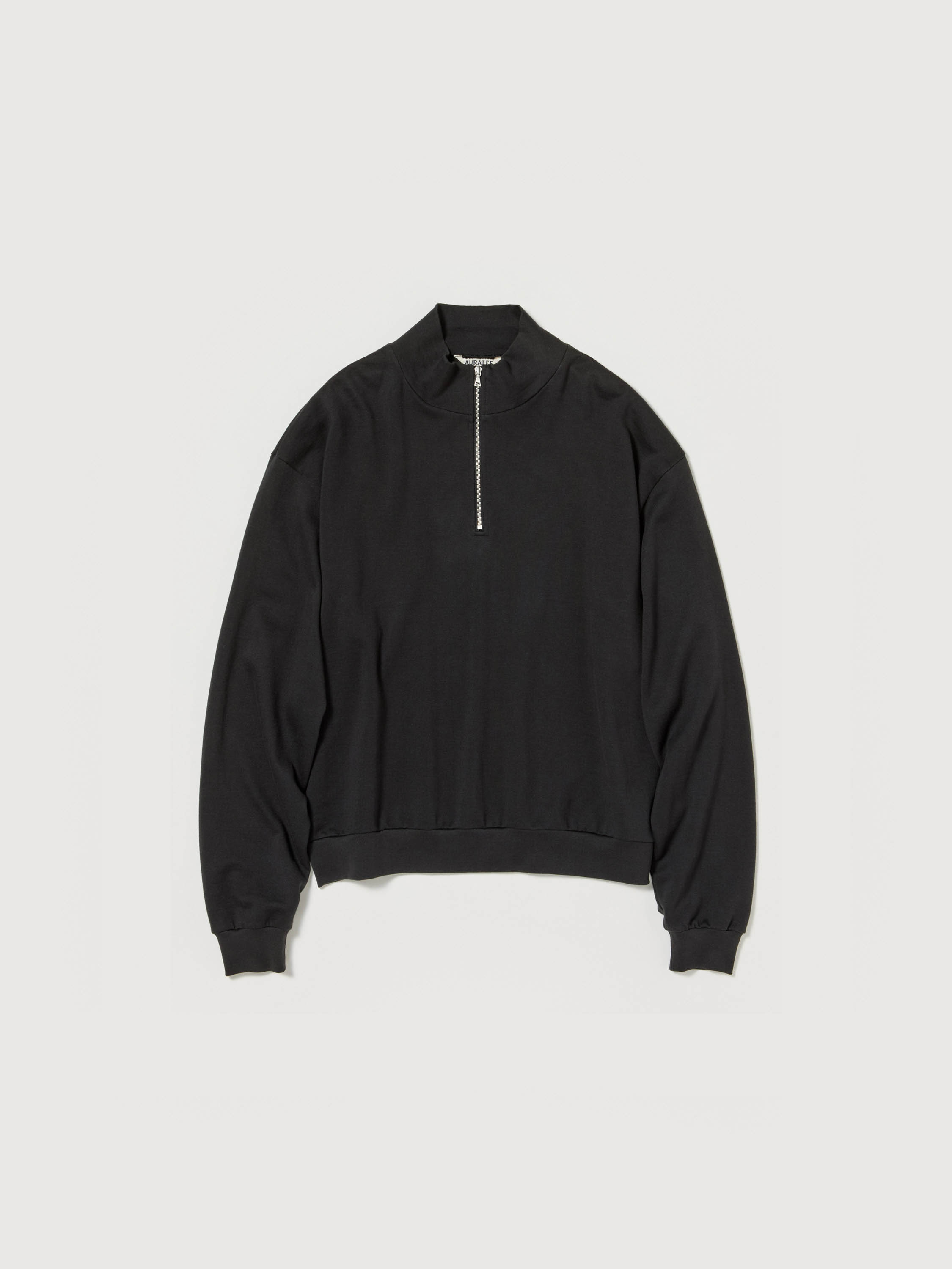 SUPER HIGH GAUGE SWEAT HALF ZIP P/O 詳細画像 INK BLACK 1
