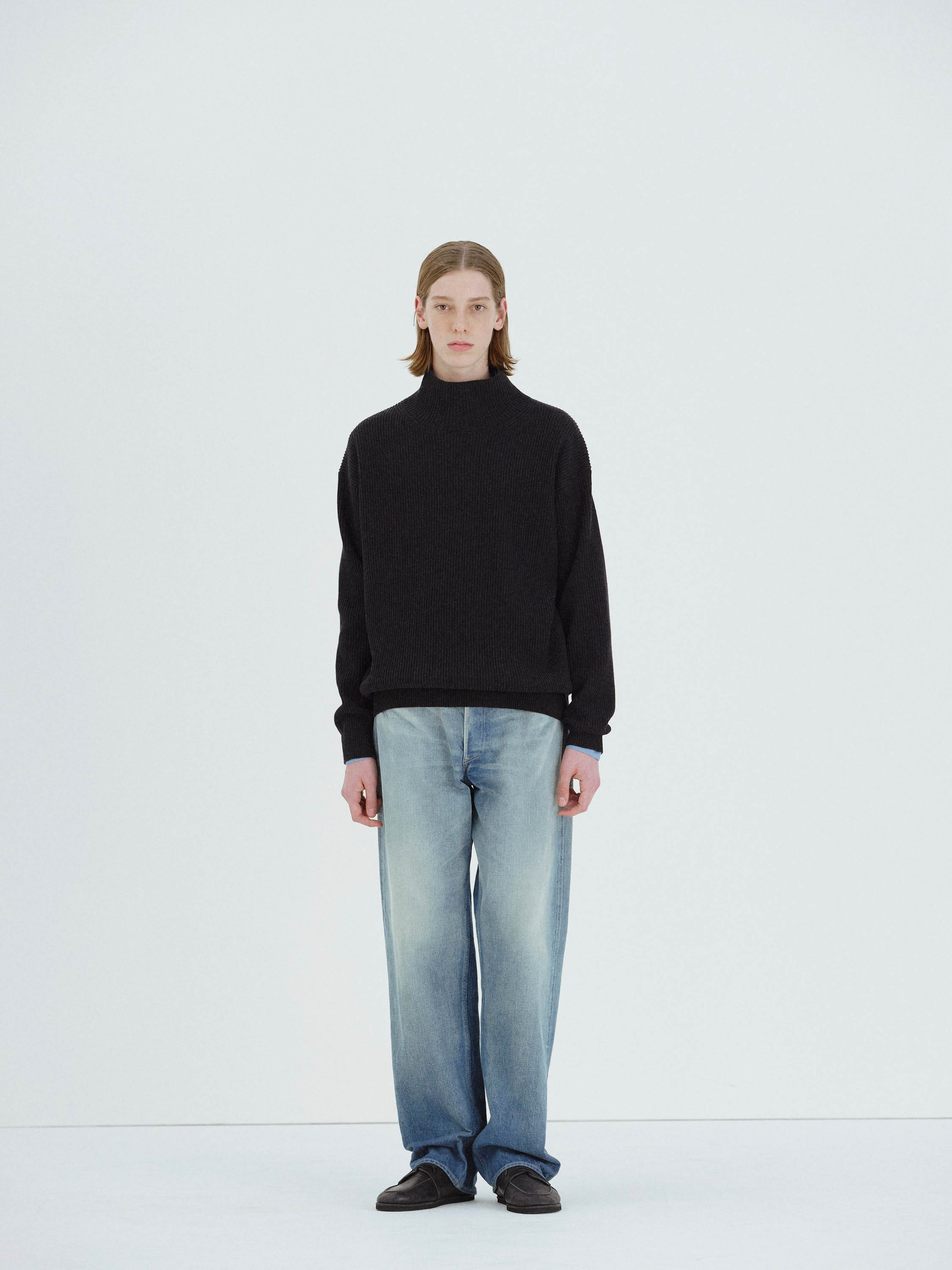 SELVEDGE FADED HEAVY DENIM WIDE PANTS 詳細画像 FADED INDIGO 1