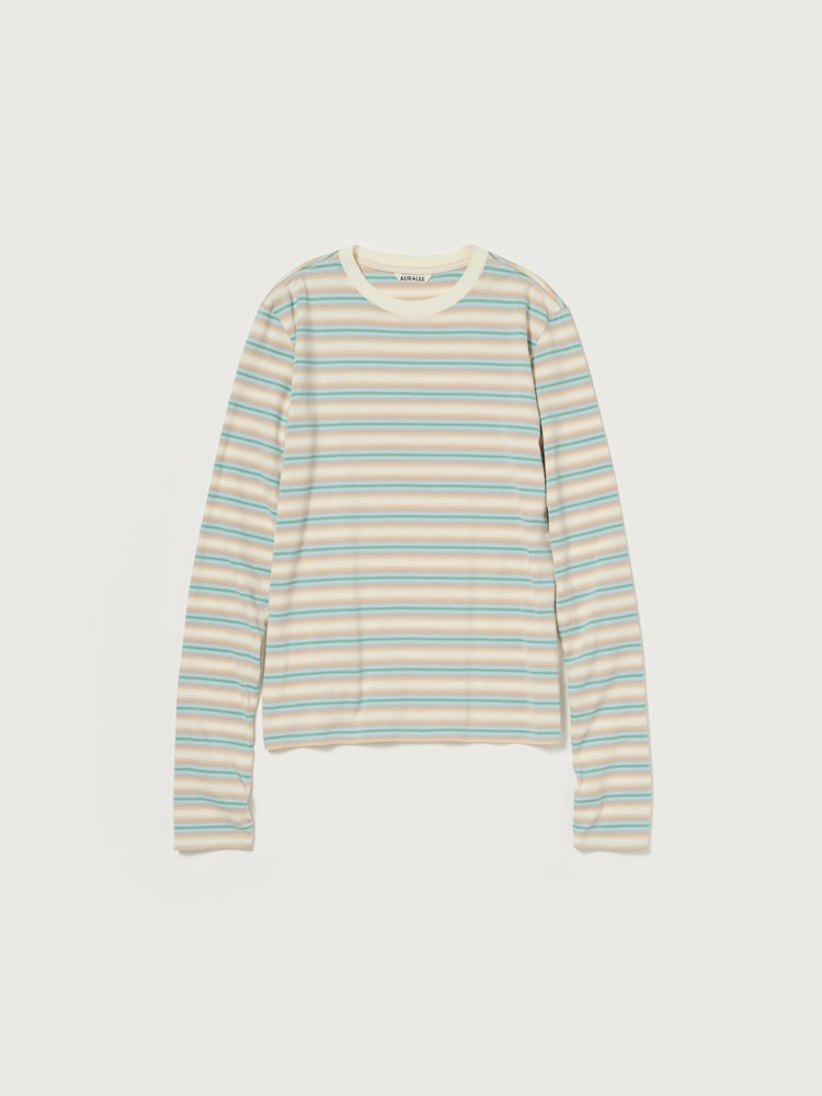 GRADIENT STRIPE JERSEY L/S TEE