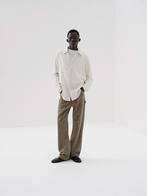 HOMESPUN TWEED PAINTER PANTS