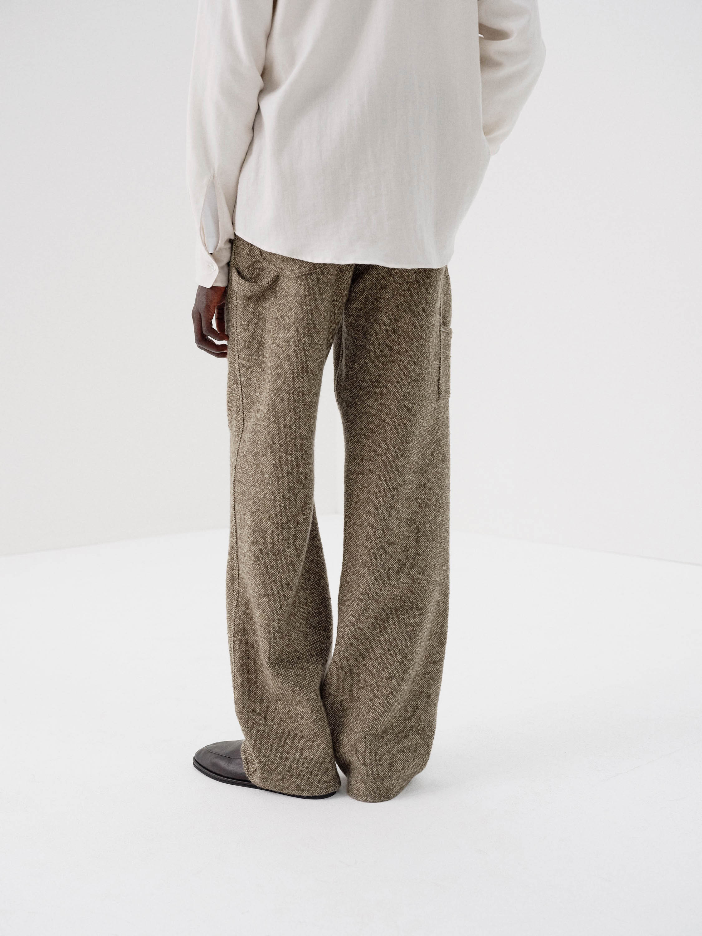HOMESPUN TWEED PAINTER PANTS 詳細画像 BROWN 4