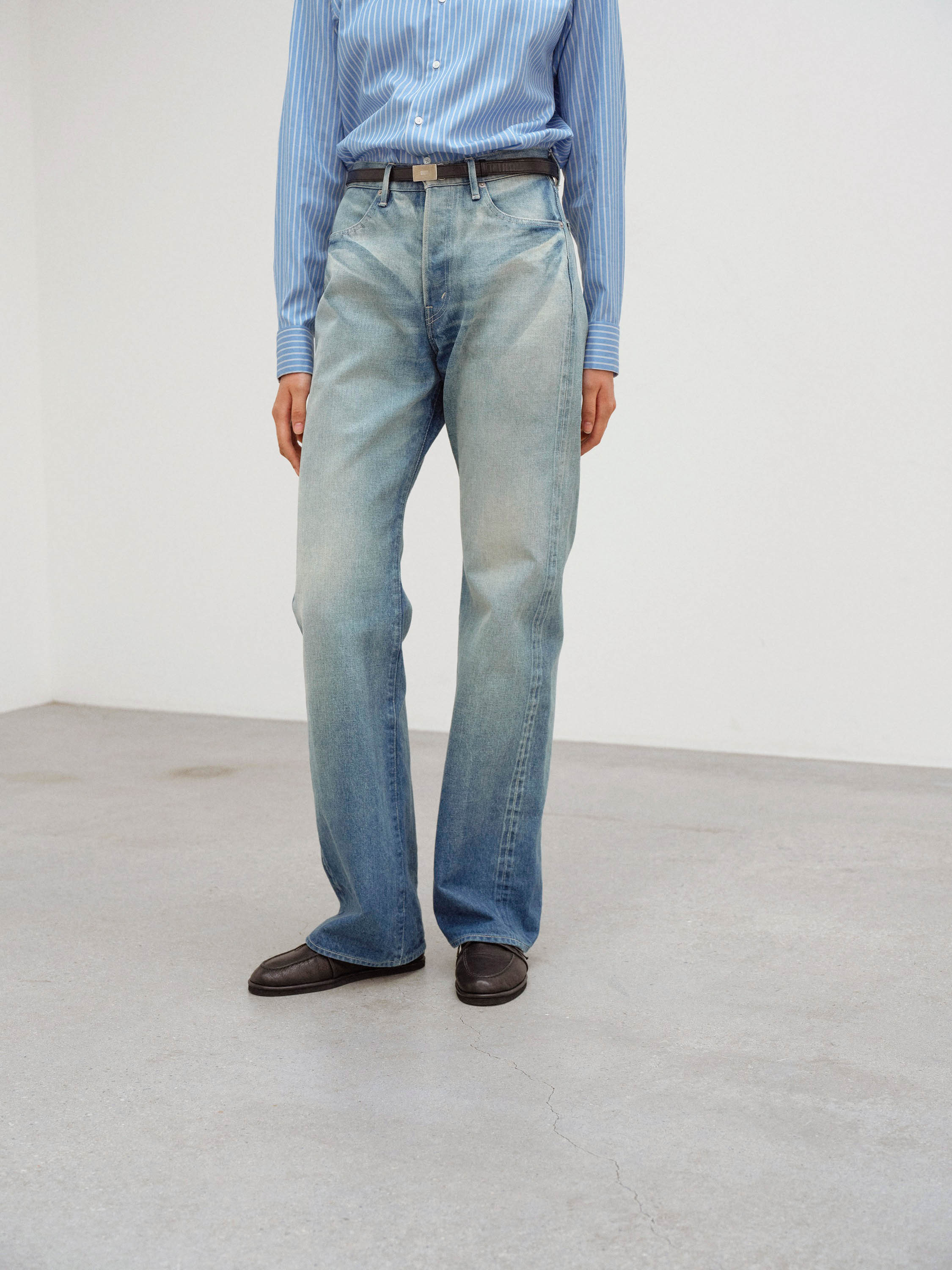 SELVEDGE FADED HEAVY DENIM PANTS 詳細画像 FADED INDIGO 2