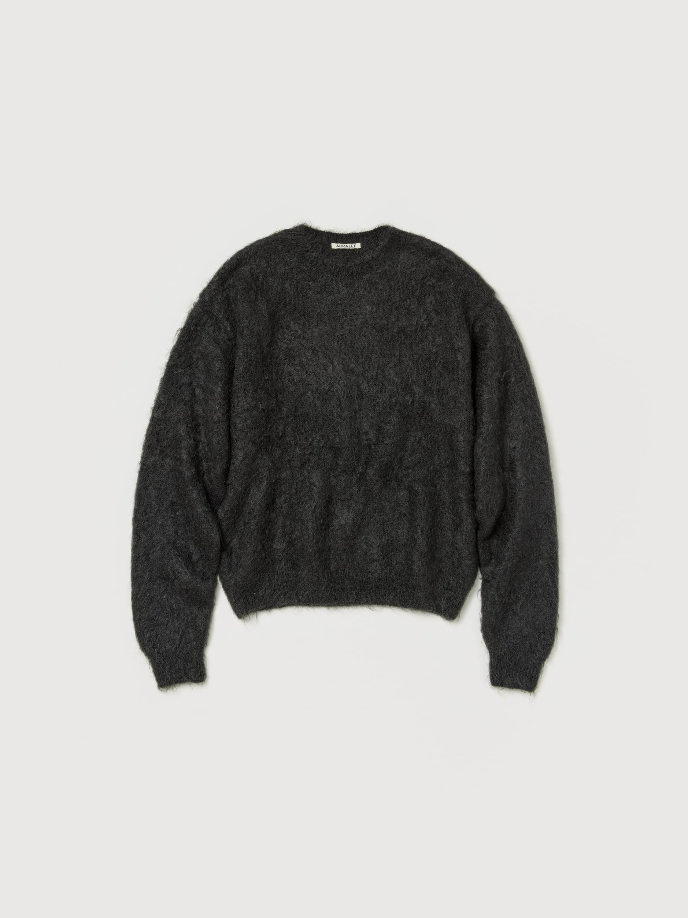 BRUSHED SUPER KID MOHAIR KNIT P/O 詳細画像 INK BLACK 1