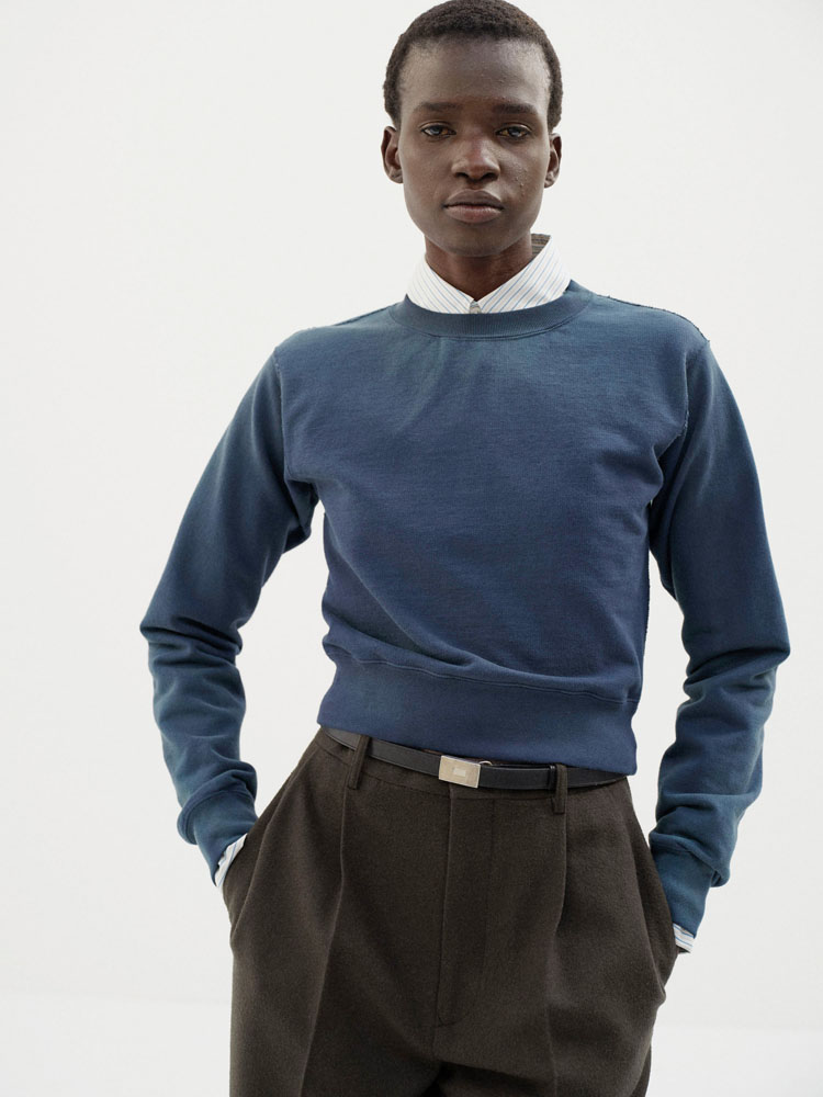 PRODUCT DYED PIMA LIGHT SWEAT P/O - AURALEE Official Website