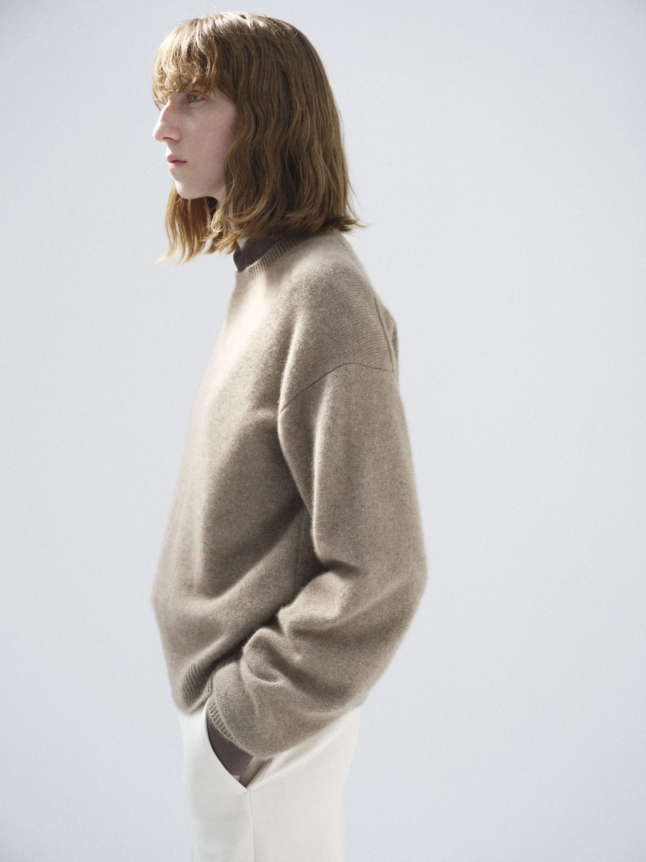 BABY CASHMERE KNIT P/O 詳細画像 NATURAL BROWN 2