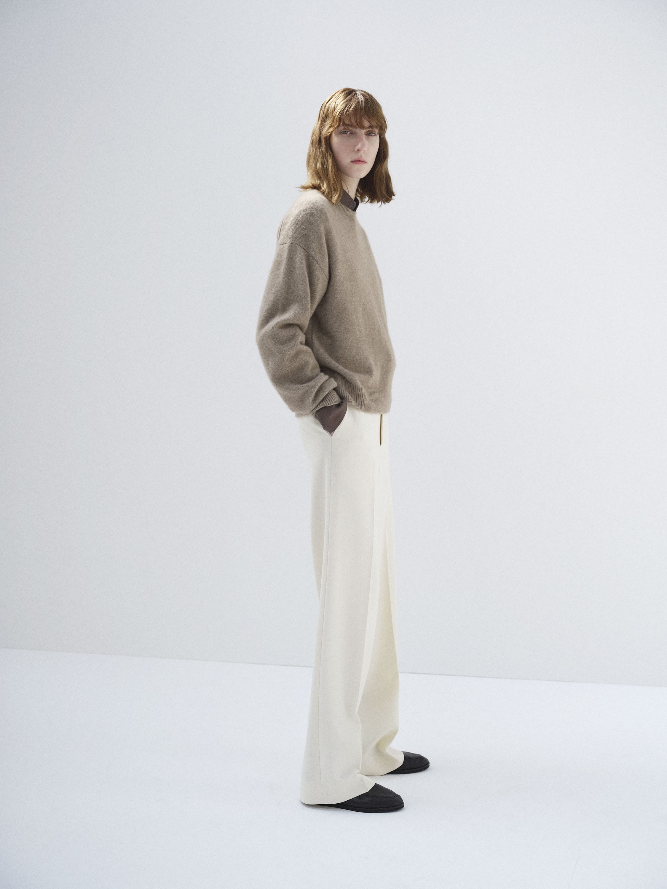 BABY CASHMERE KNIT P/O 詳細画像 NATURAL BROWN 3