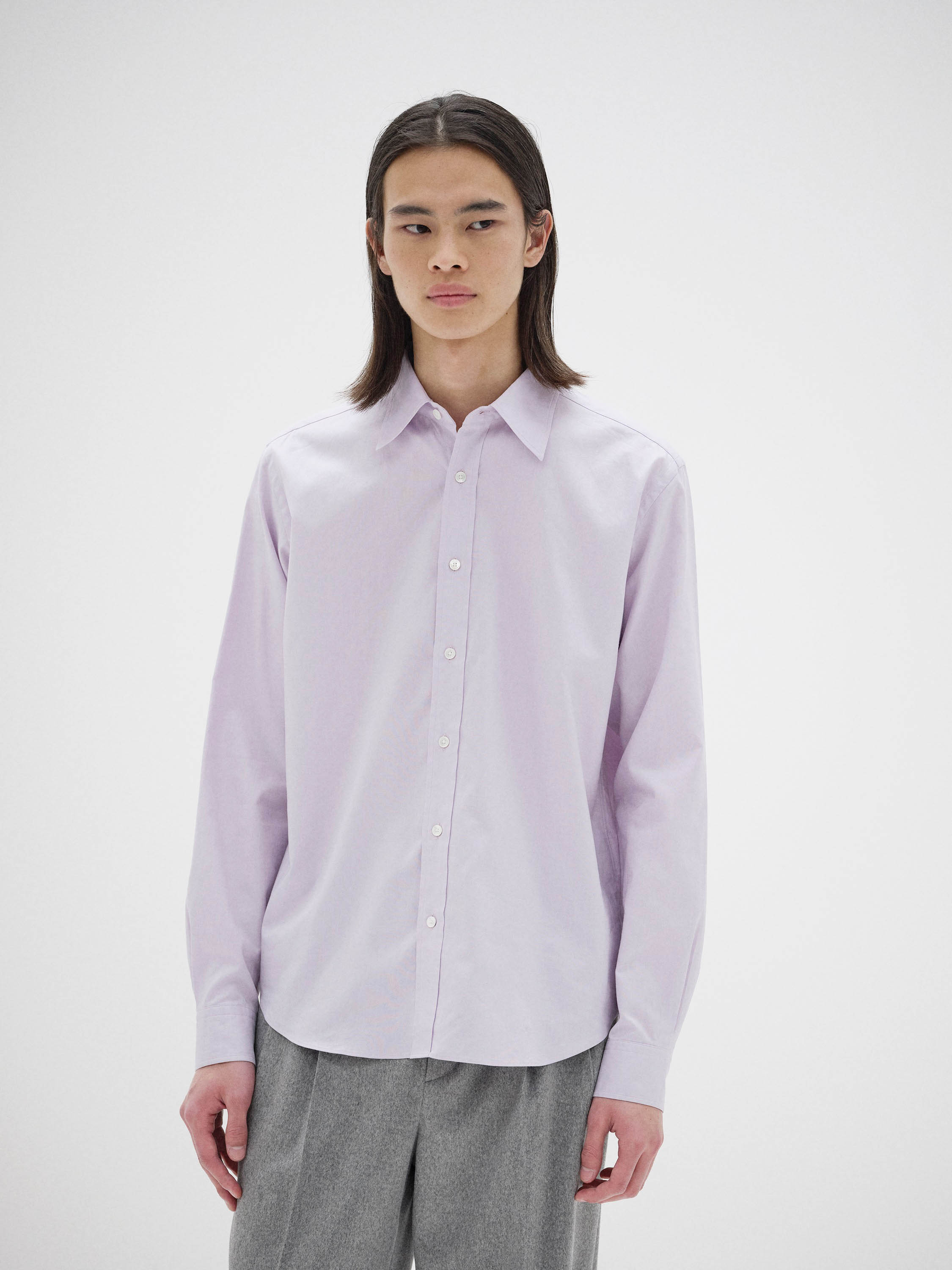 FINX OX CHAMBRAY SHIRT 詳細画像 PALE PURPLE 1