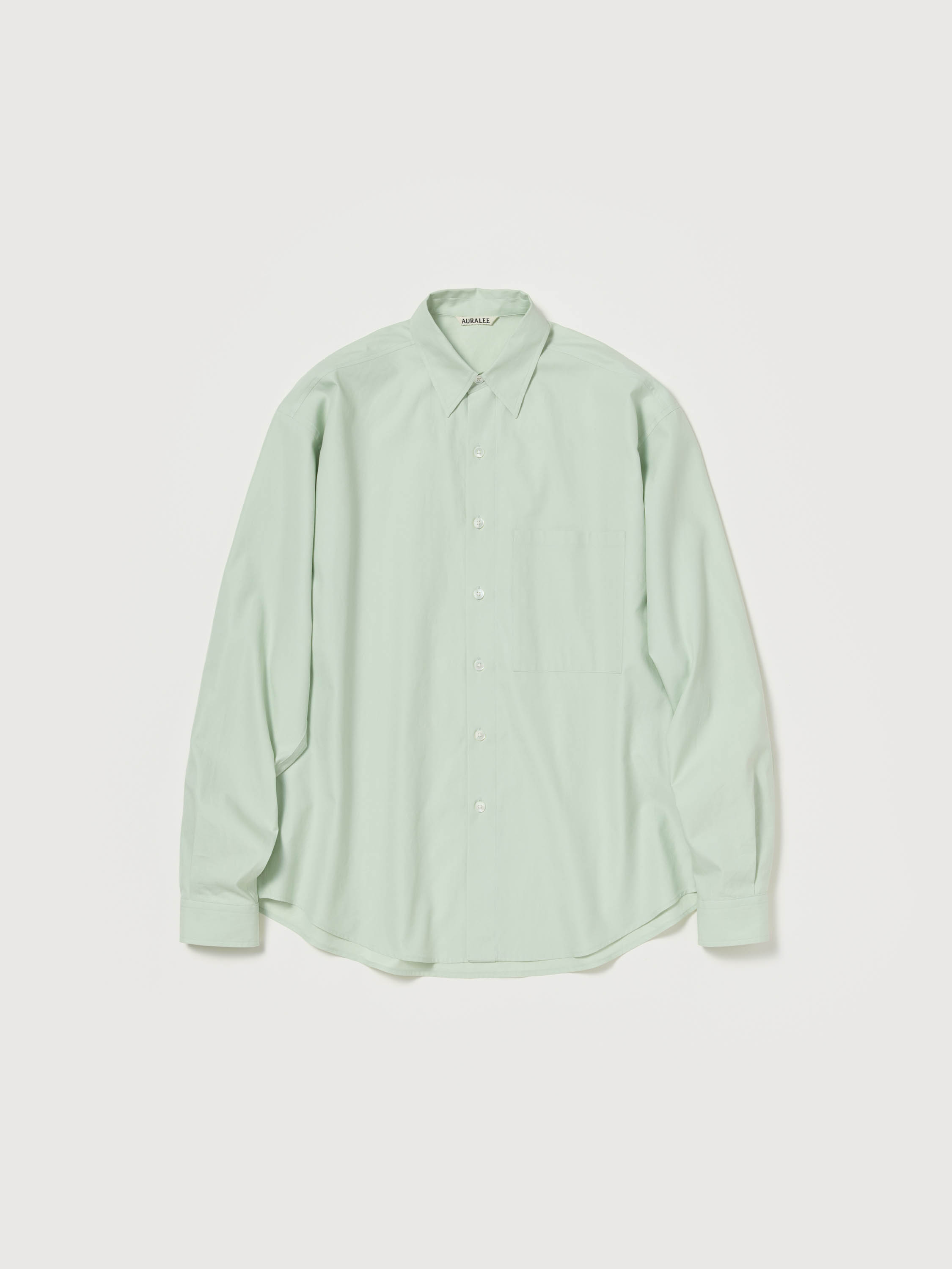 WASHED FINX TWILL BIG SHIRT 詳細画像 LIGHT KHAKI 5