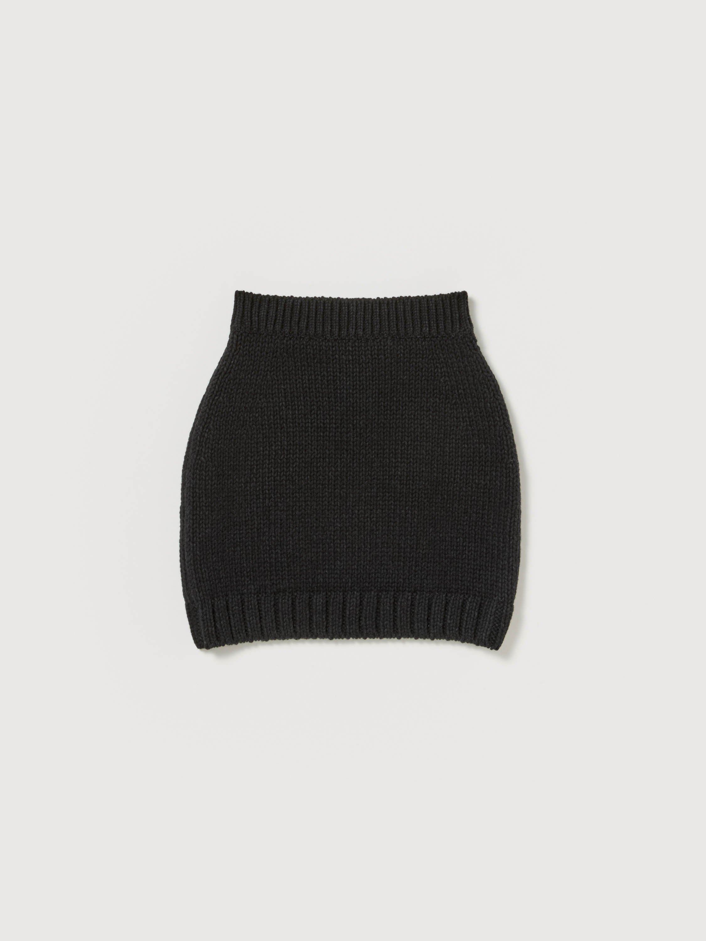 WOOL CASHMERE FELTED KNIT SKIRT 詳細画像 BLACK 1