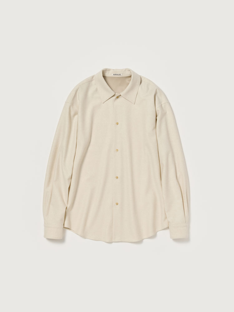 WOOL FULLING FLANNEL SHIRT