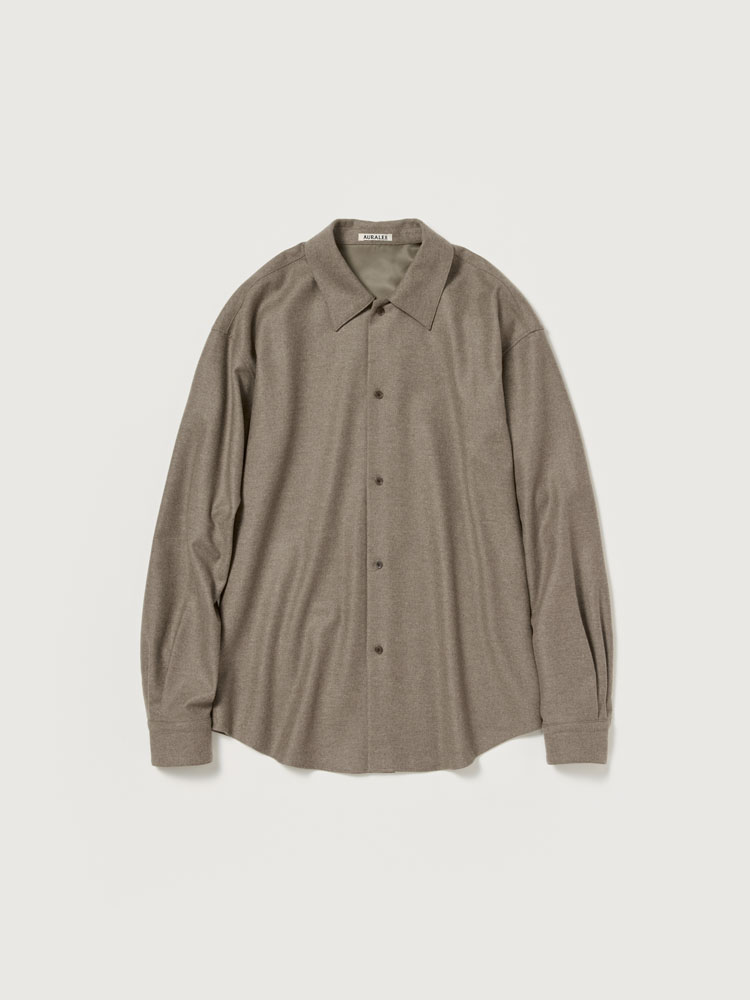 【美品】AURALEE WOOL FULLING FLANNEL SHIRTS AURALEE_A22AS01CF-Wool-Fulling