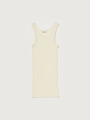 WOOL SILK SOFT RIB TANK