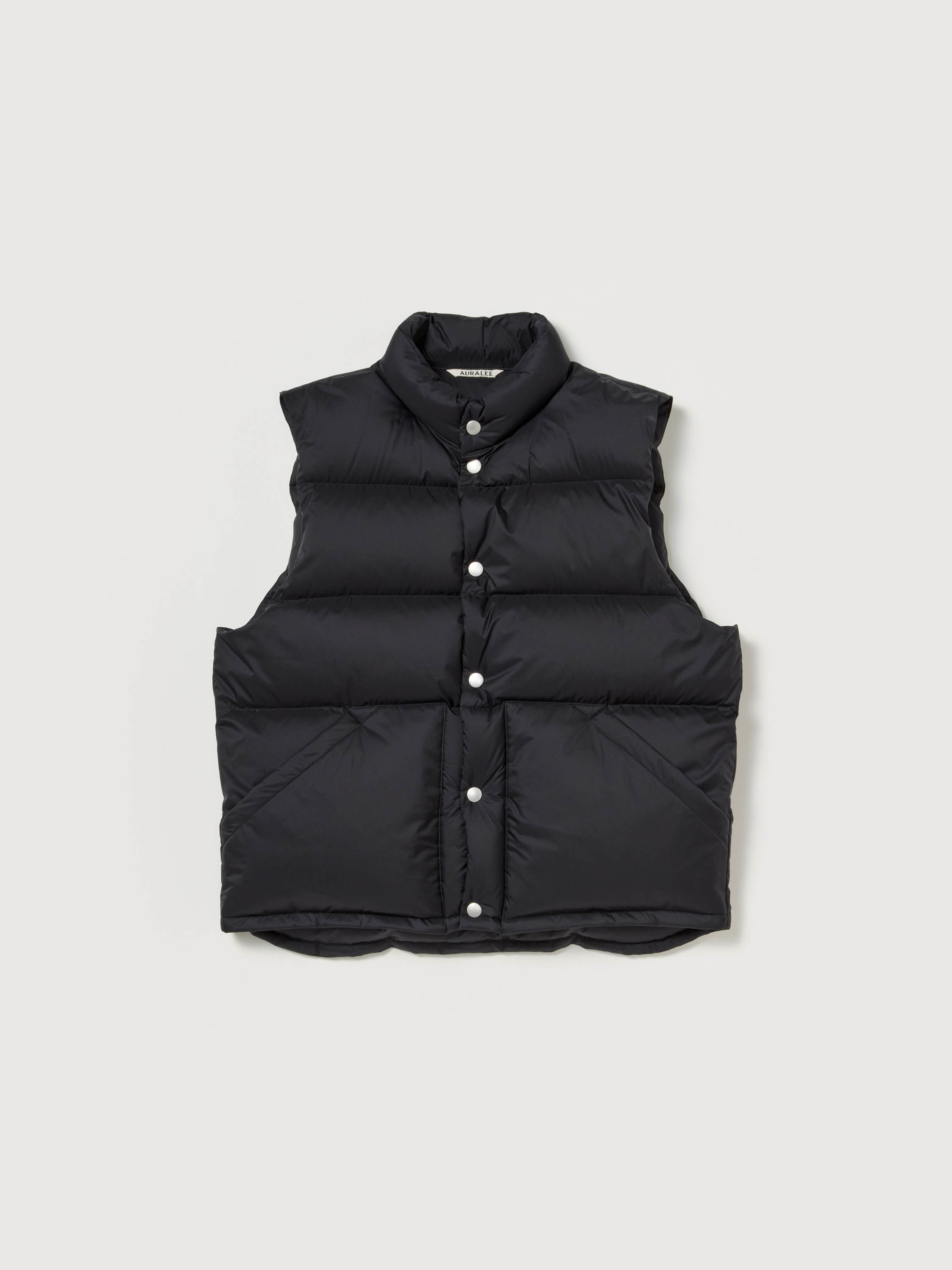 SUPER LIGHT NYLON RIPSTOP DOWN VEST 詳細画像 BLACK 1