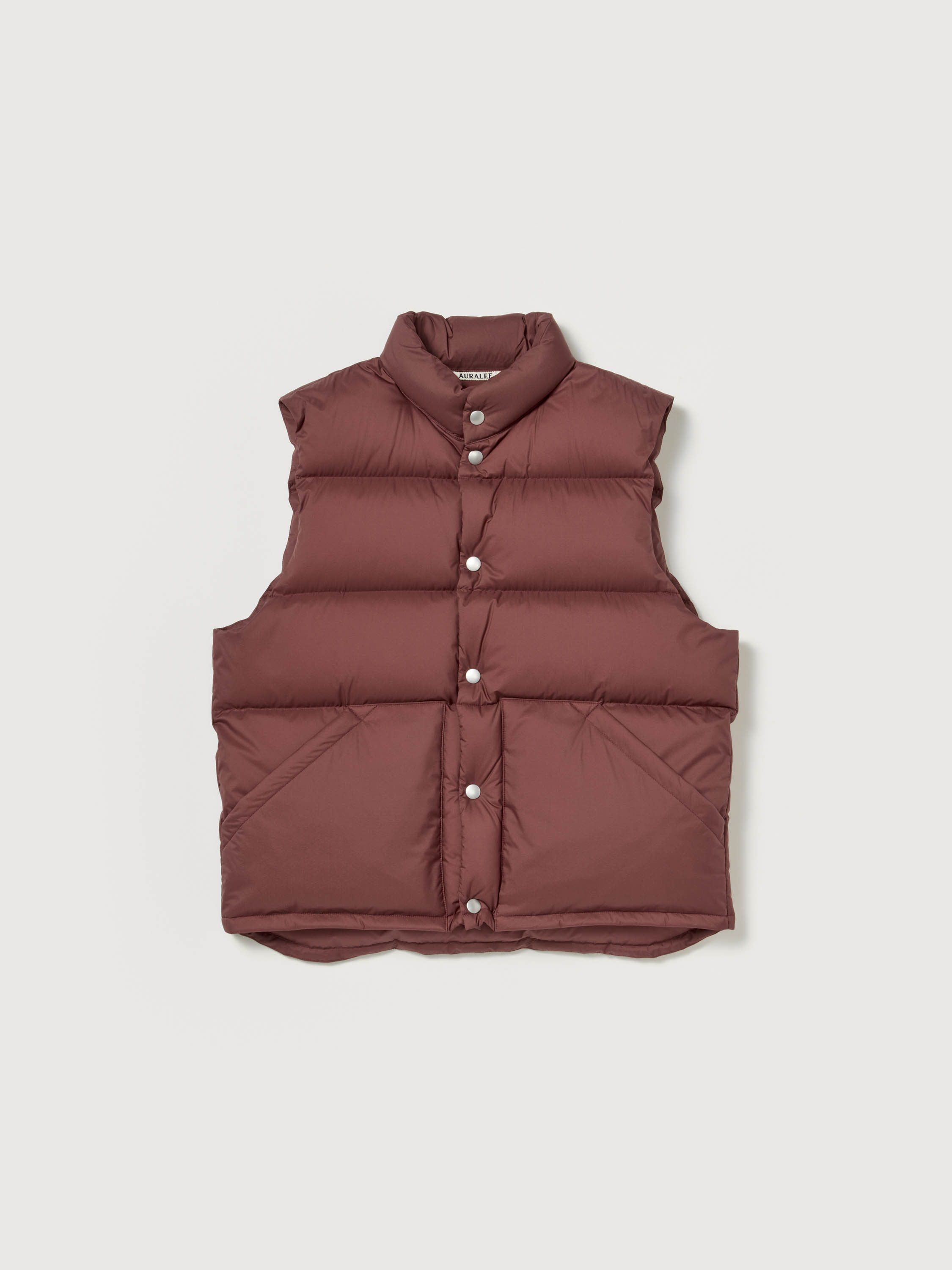 SUPER LIGHT NYLON RIPSTOP DOWN VEST 詳細画像 BURGUNDY 1
