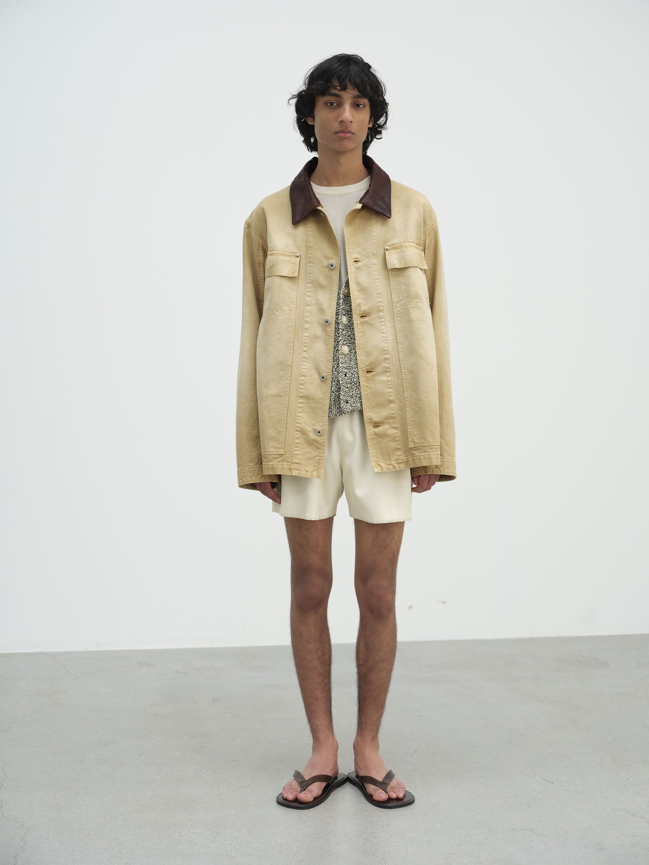 ORGANIC COTTON DUCK BLOUSON