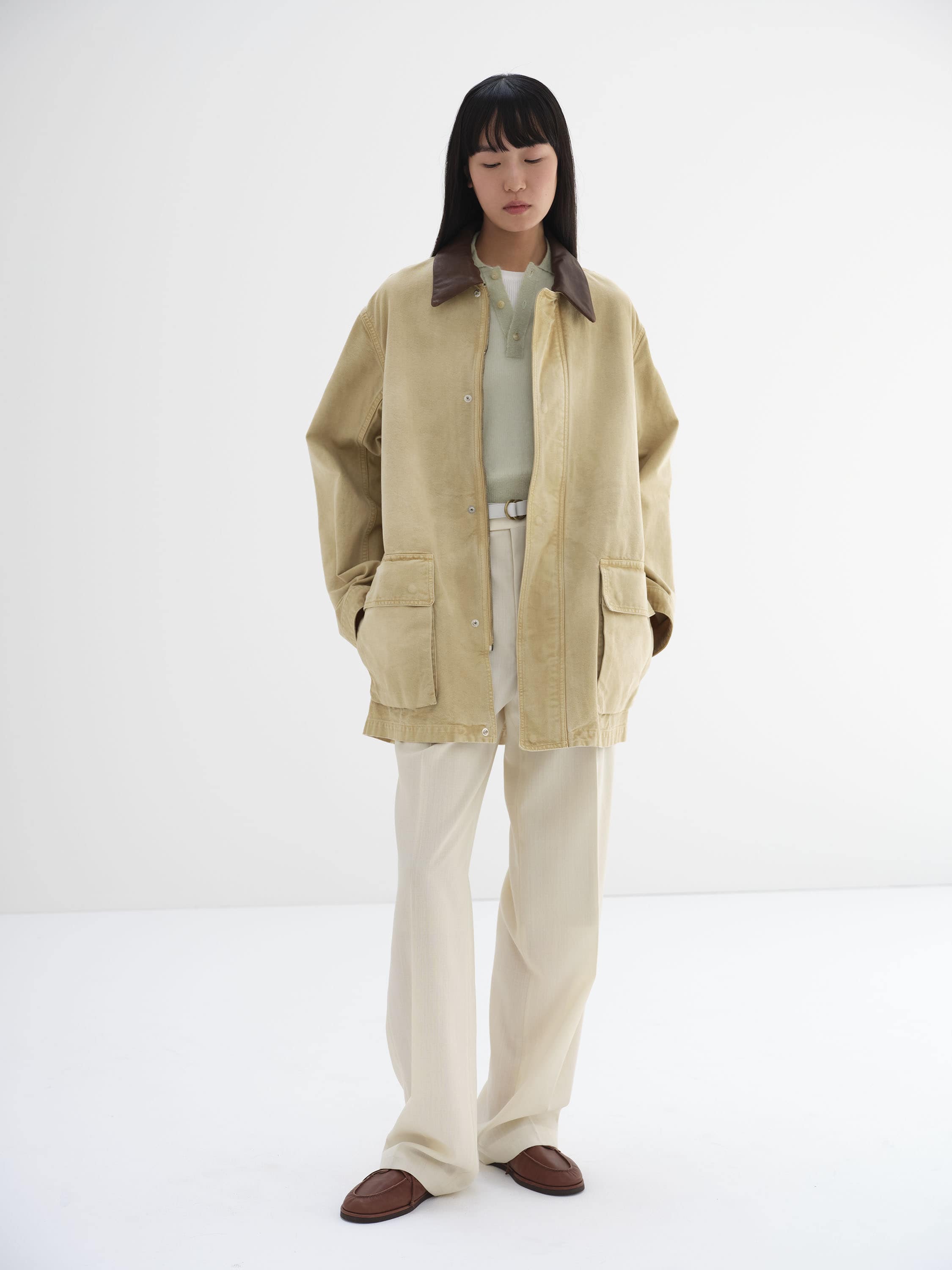 ORGANIC COTTON DUCK BLOUSON