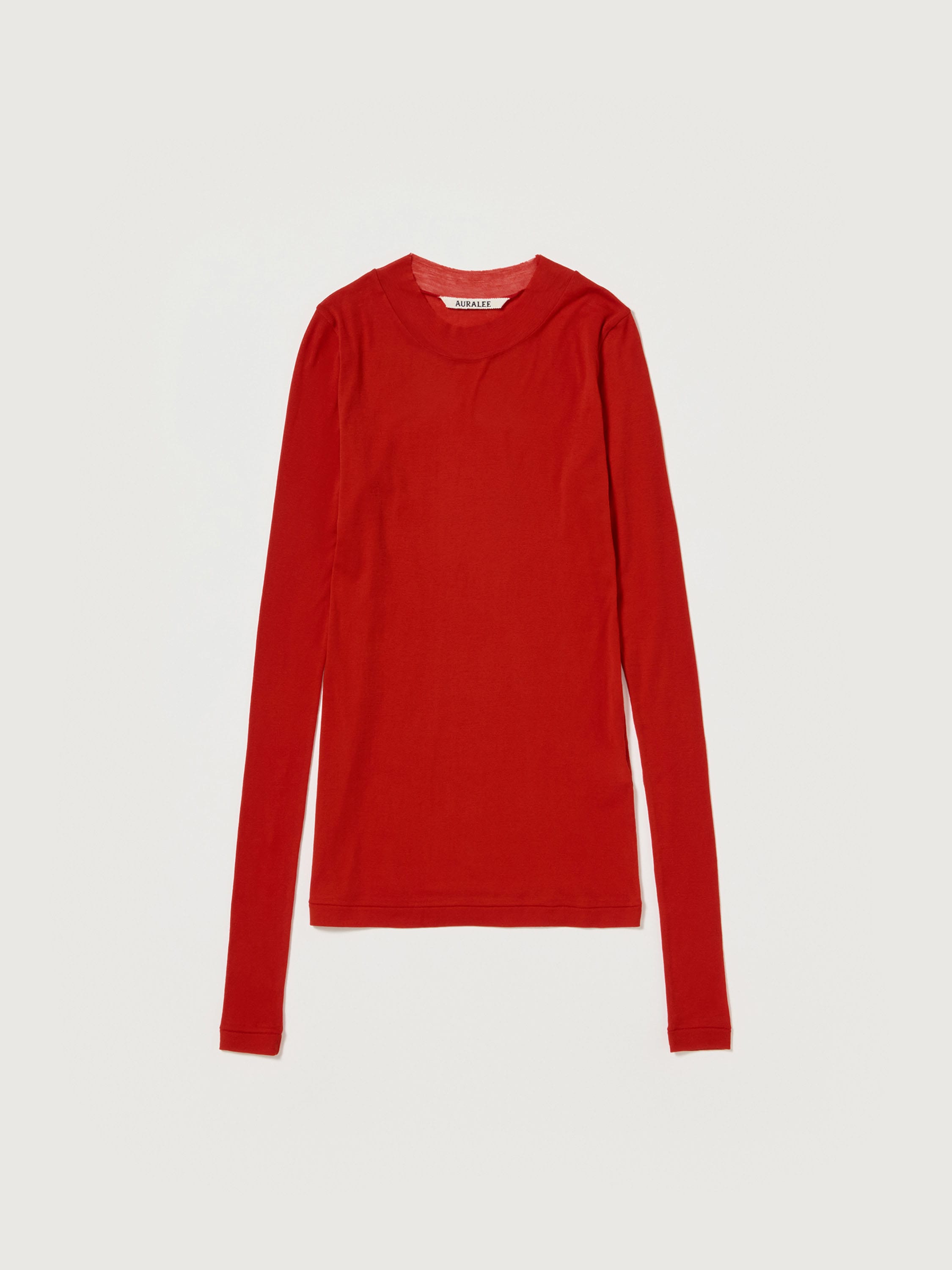 SUPER HIGH GAUGE SHEER RIB L/S TEE 詳細画像 RED 4