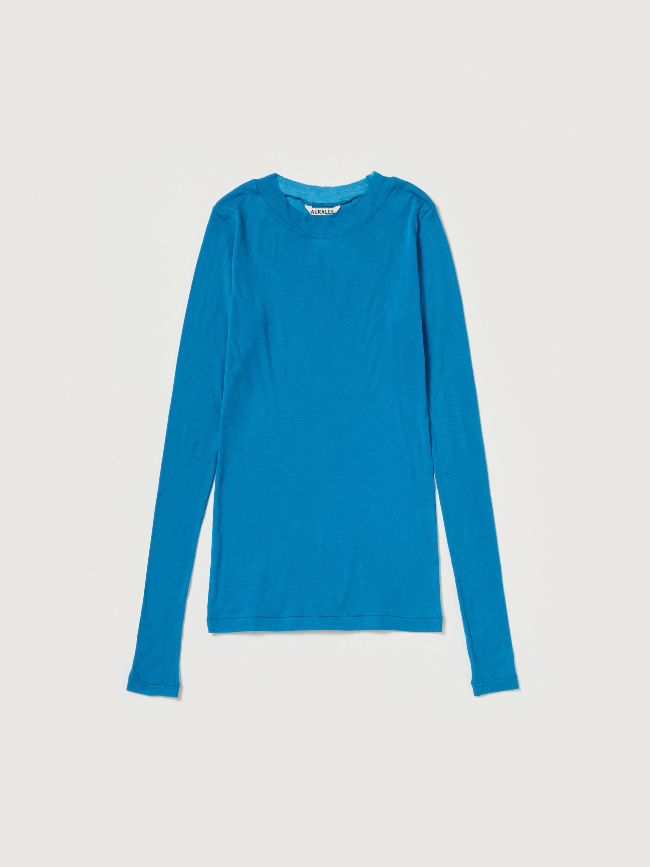 SUPER HIGH GAUGE SHEER RIB L/S TEE 詳細画像 BLUE 1