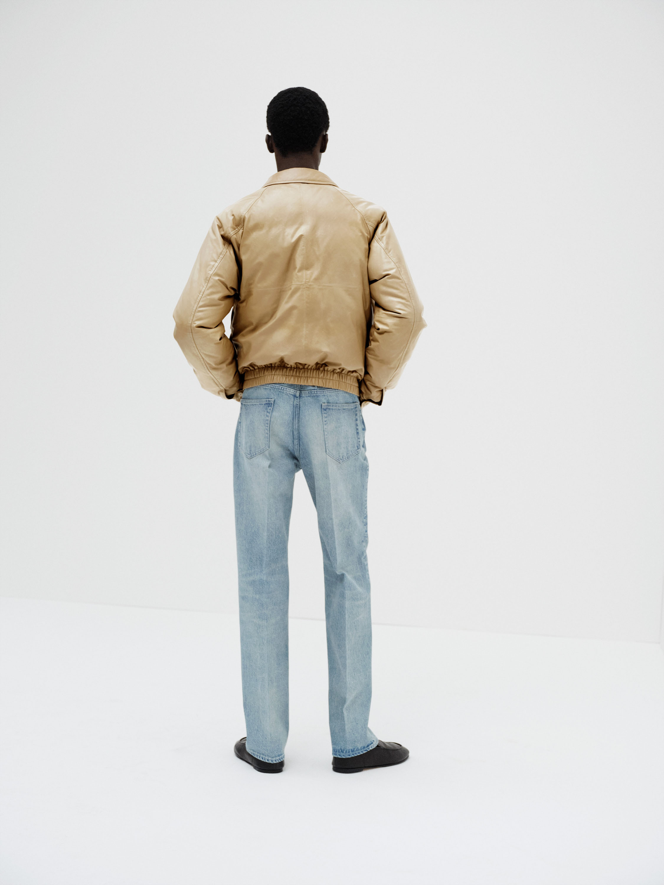 FINE CALF LEATHER DOWN BLOUSON 詳細画像 BEIGE 7