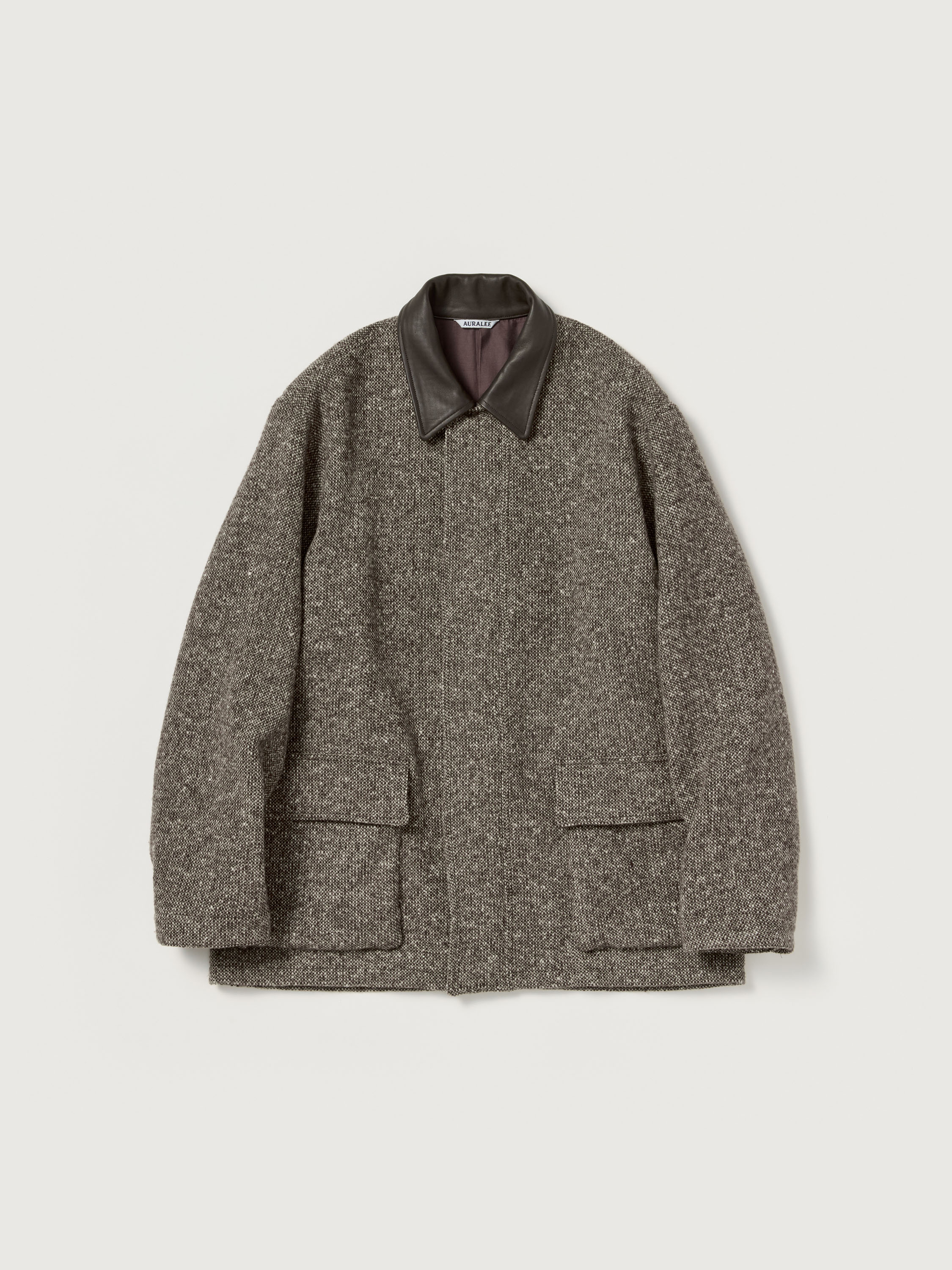 HOMESPUN TWEED ZIP BLOUSON 詳細画像 MIX BROWN 1