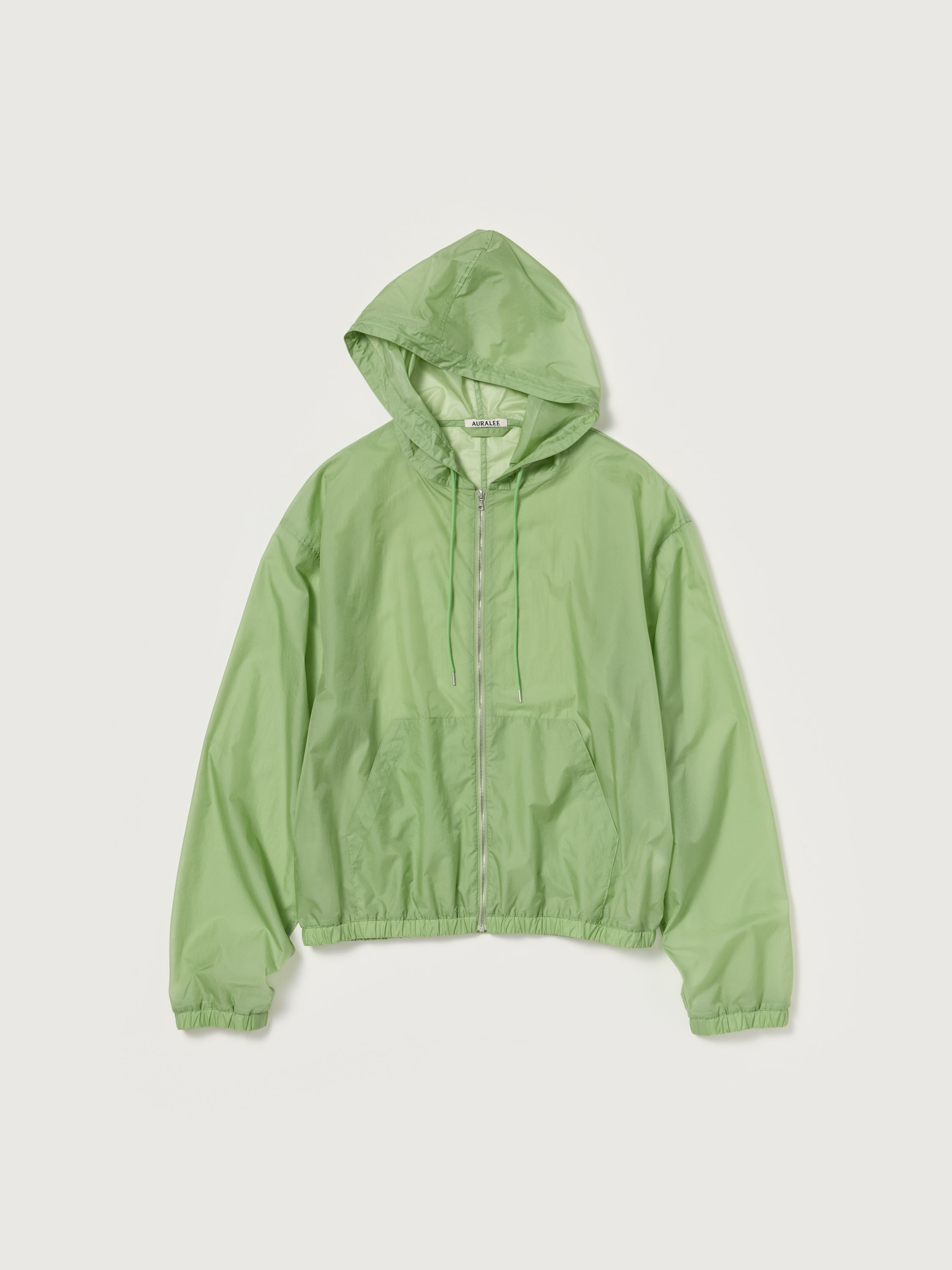 SHEER NYLON RIPSTOP HOODED BLOUSON 詳細画像 LIGHT GREEN 1