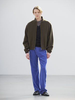 BABY CAMEL FLANNEL ZIP BLOUSON
