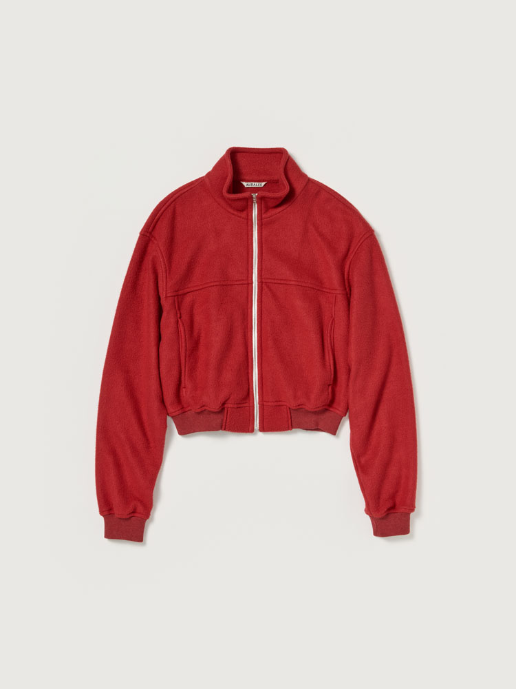 PURE SILK COMFORT FLEECE ZIP BLOUSON