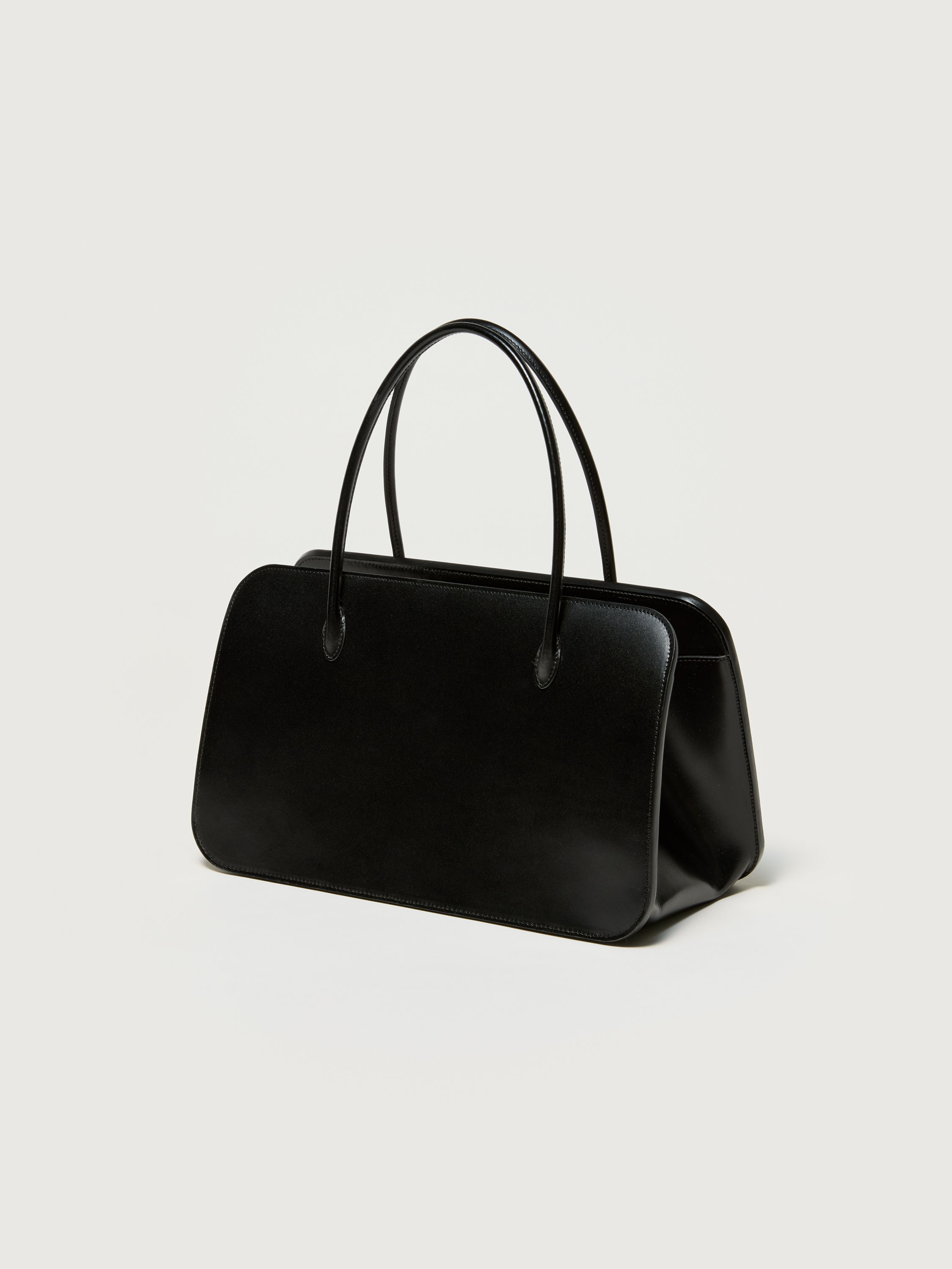 LEATHER TOTE BAG - M MADE BY AETA 詳細画像 BLACK 2