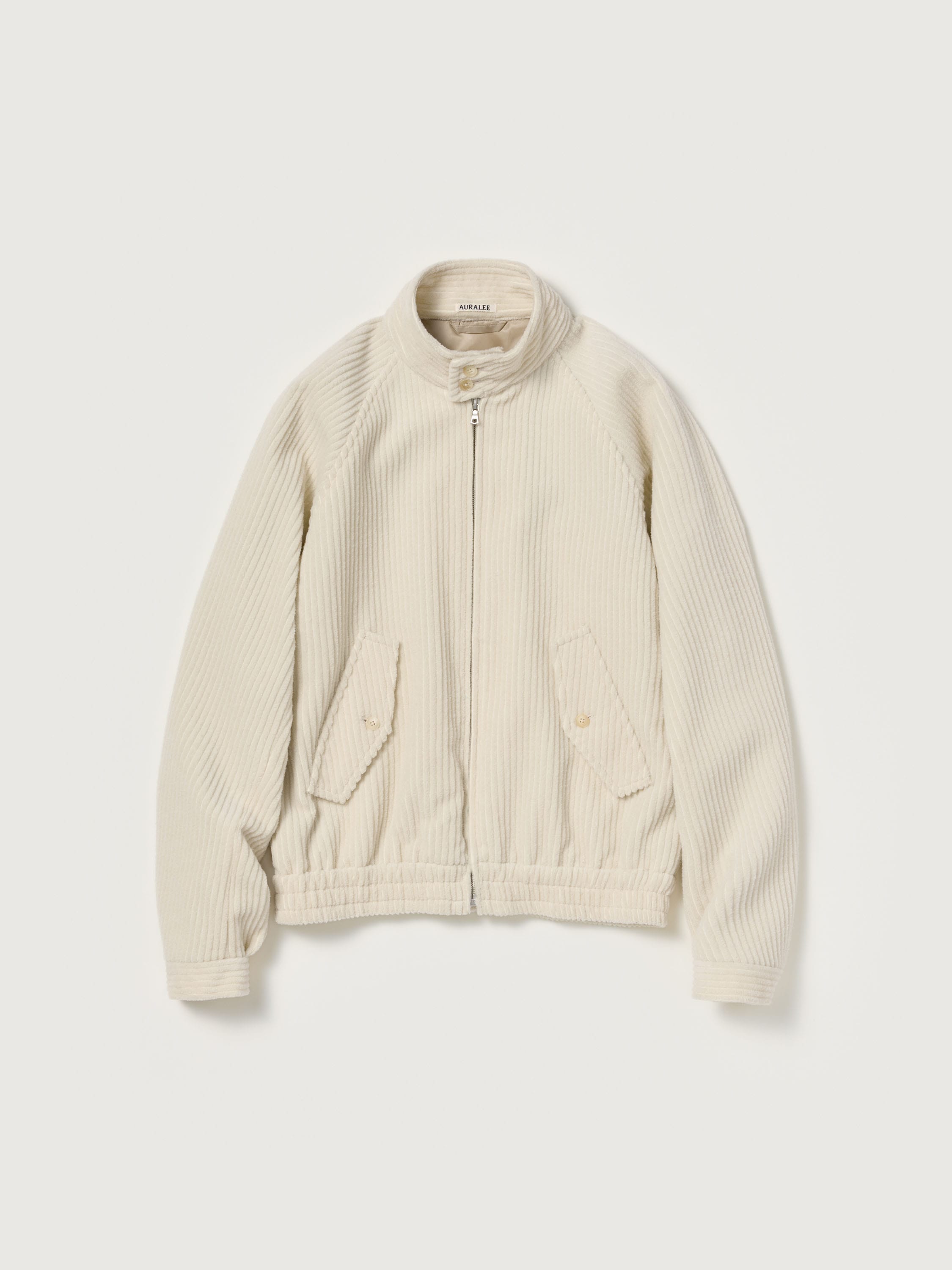 WOOL CASHMERE CORDUROY ZIP BLOUSON 詳細画像 IVORY 5
