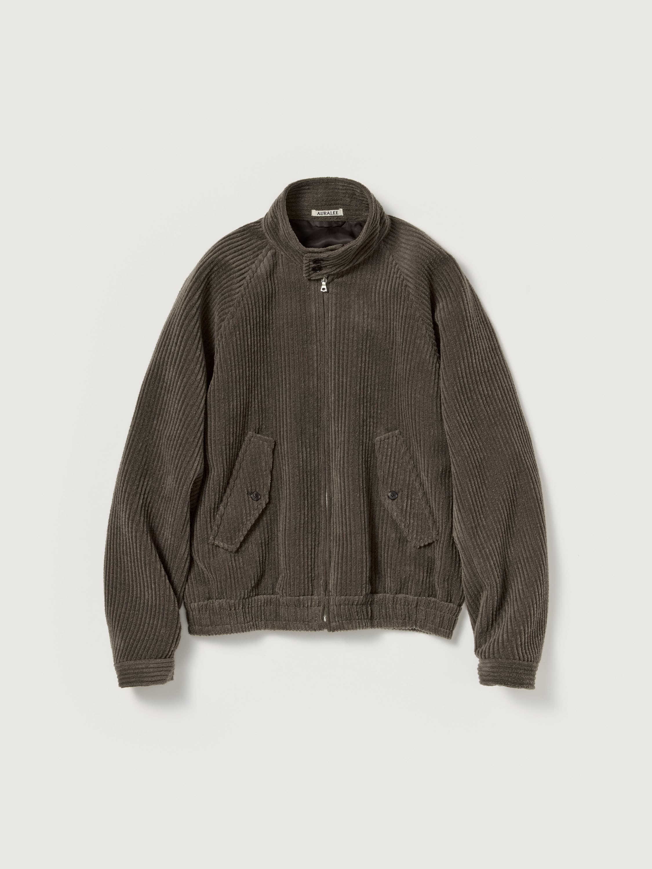 WOOL CASHMERE CORDUROY ZIP BLOUSON 詳細画像 SMOKY BROWN 1