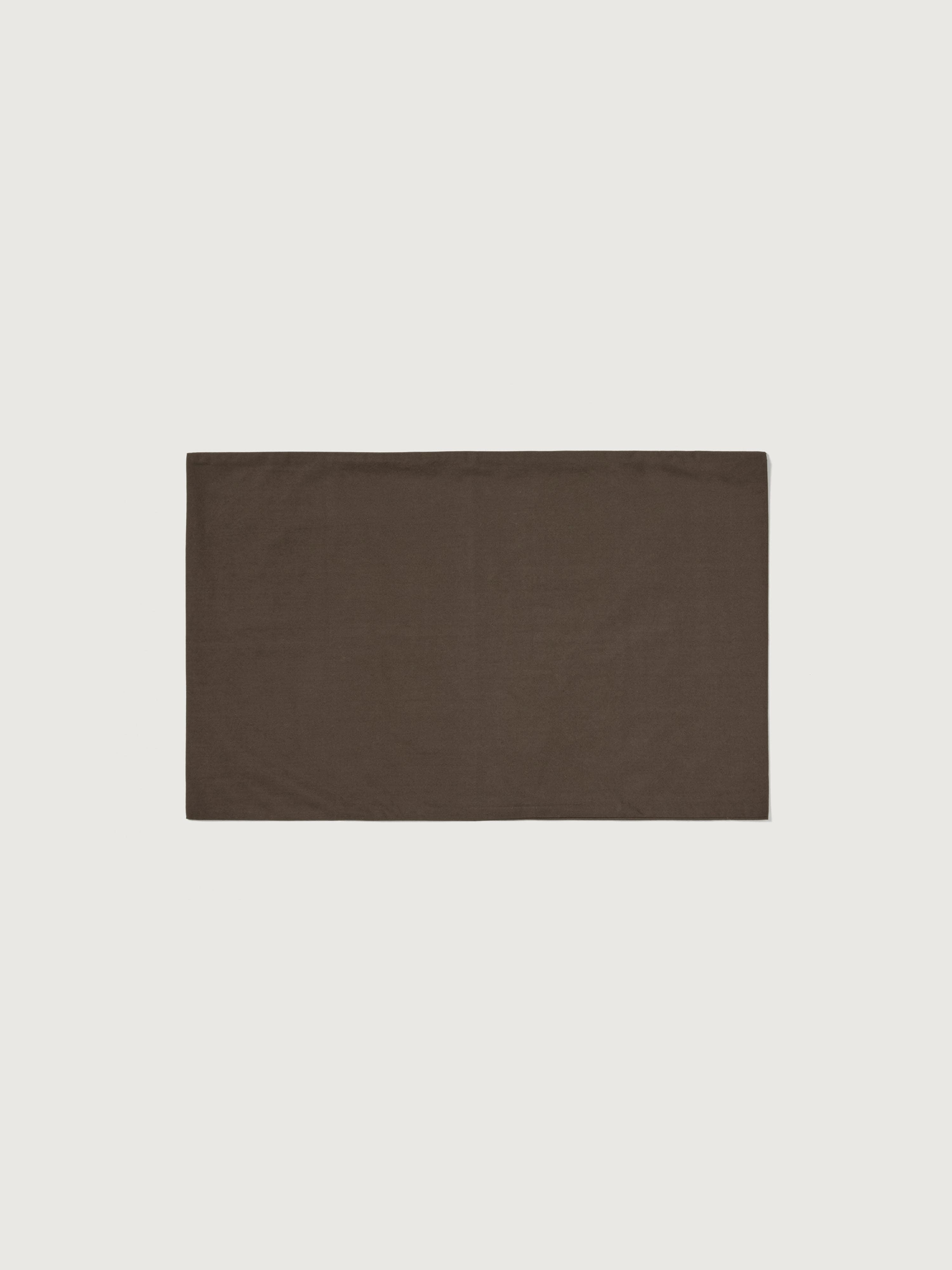 PERCALE BEDDING PILLOW SHAM 詳細画像 SOIL BROWN 1