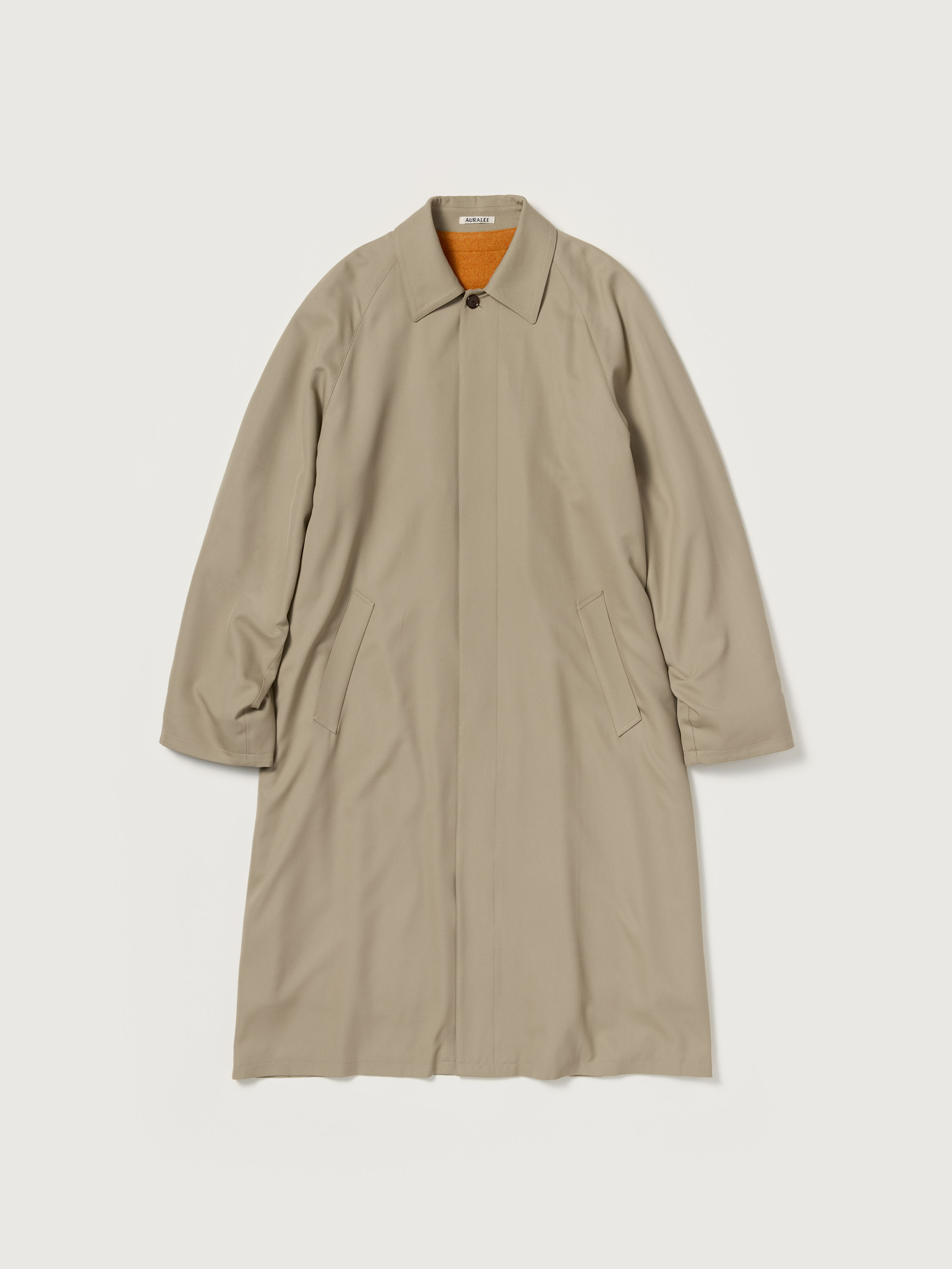 ULTRA FINE WOOL TWILL WOOL-LINED COAT 詳細画像 BEIGE × MIX ORANGE 1
