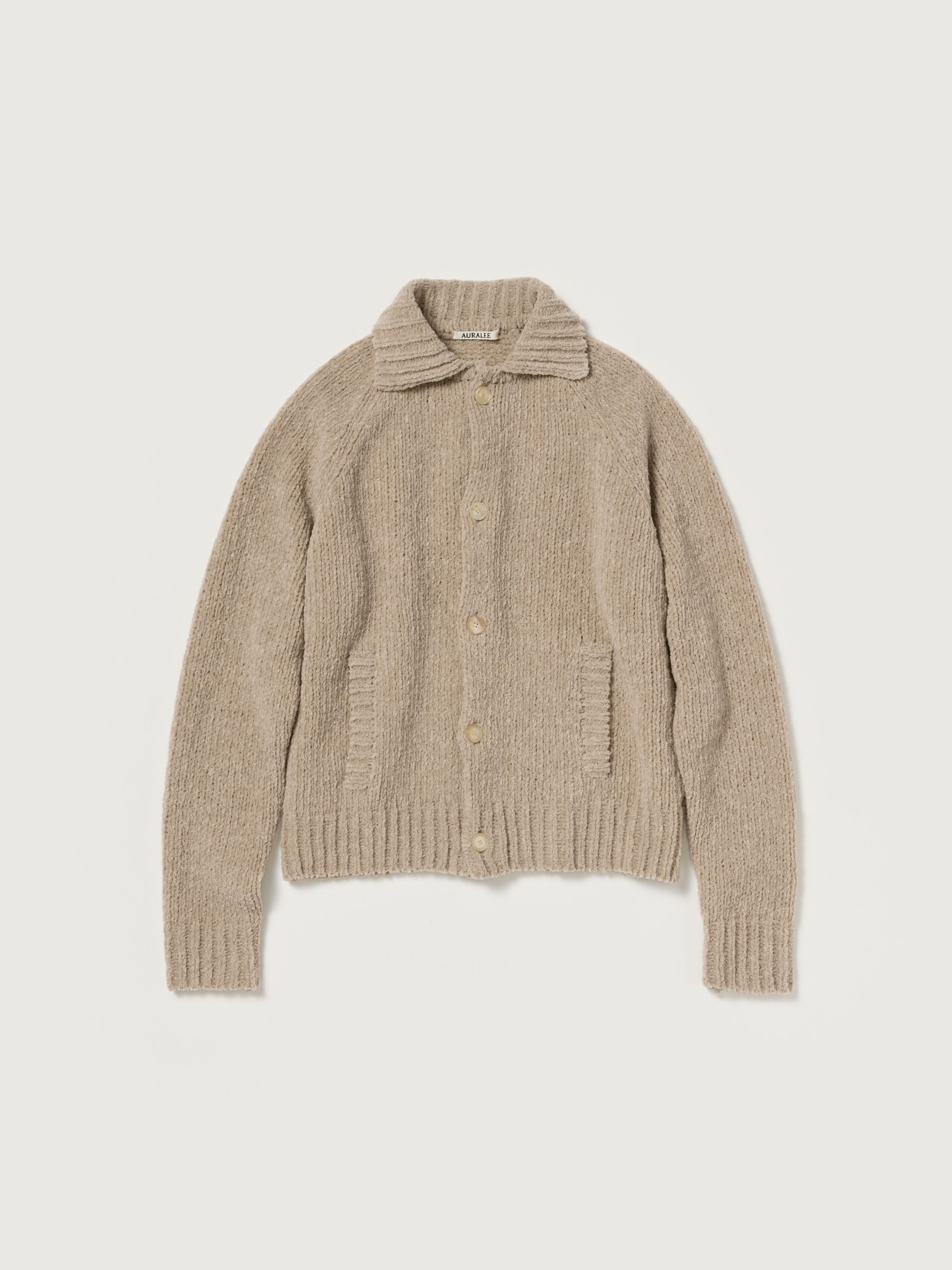 CASHMERE CHENILLE KNIT CARDIGAN 詳細画像 BEIGE 5