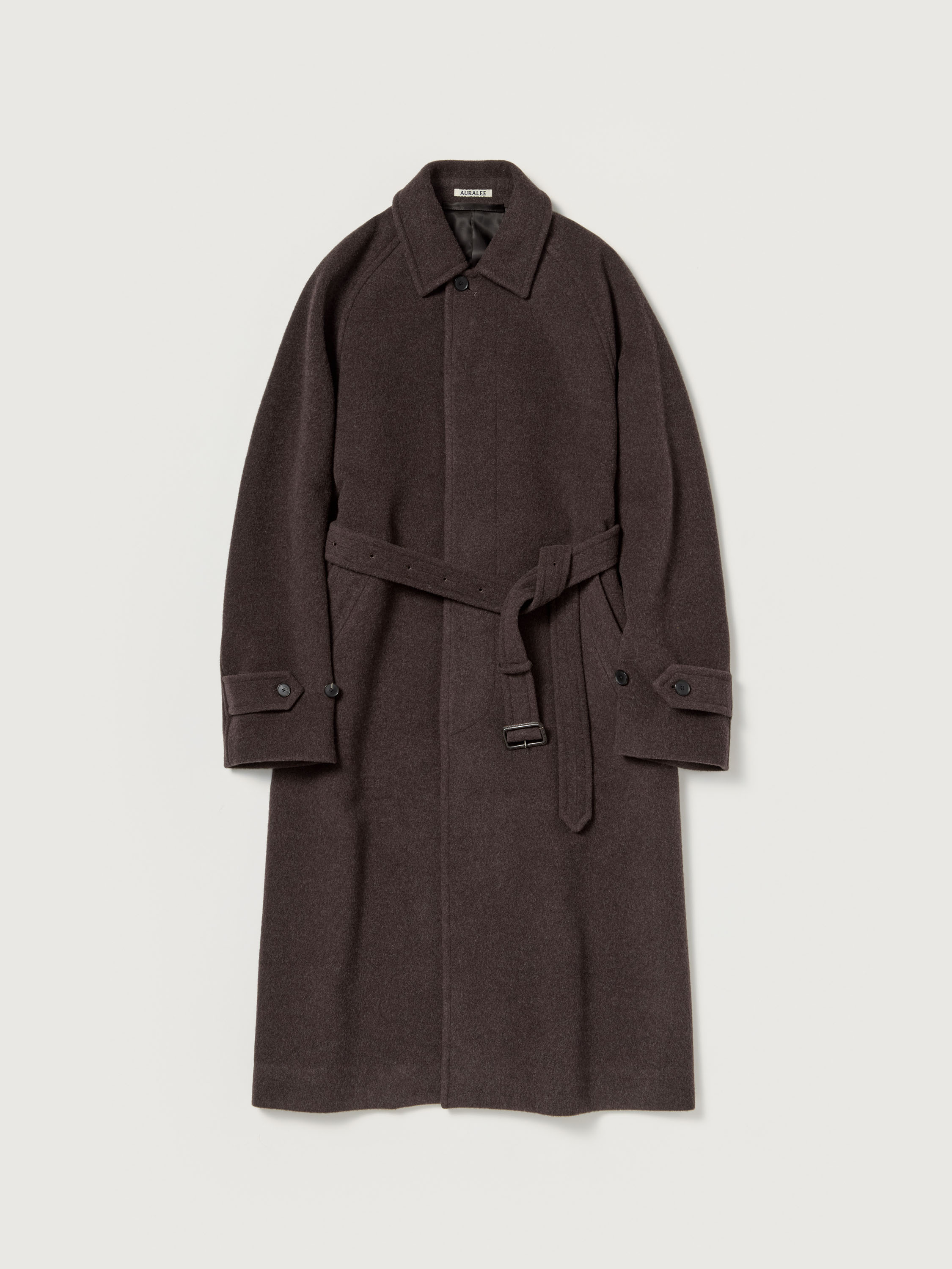 SUPER FINE WOOL MOSSER SOUTIEN COLLAR COAT 詳細画像 TOP BROWN 7