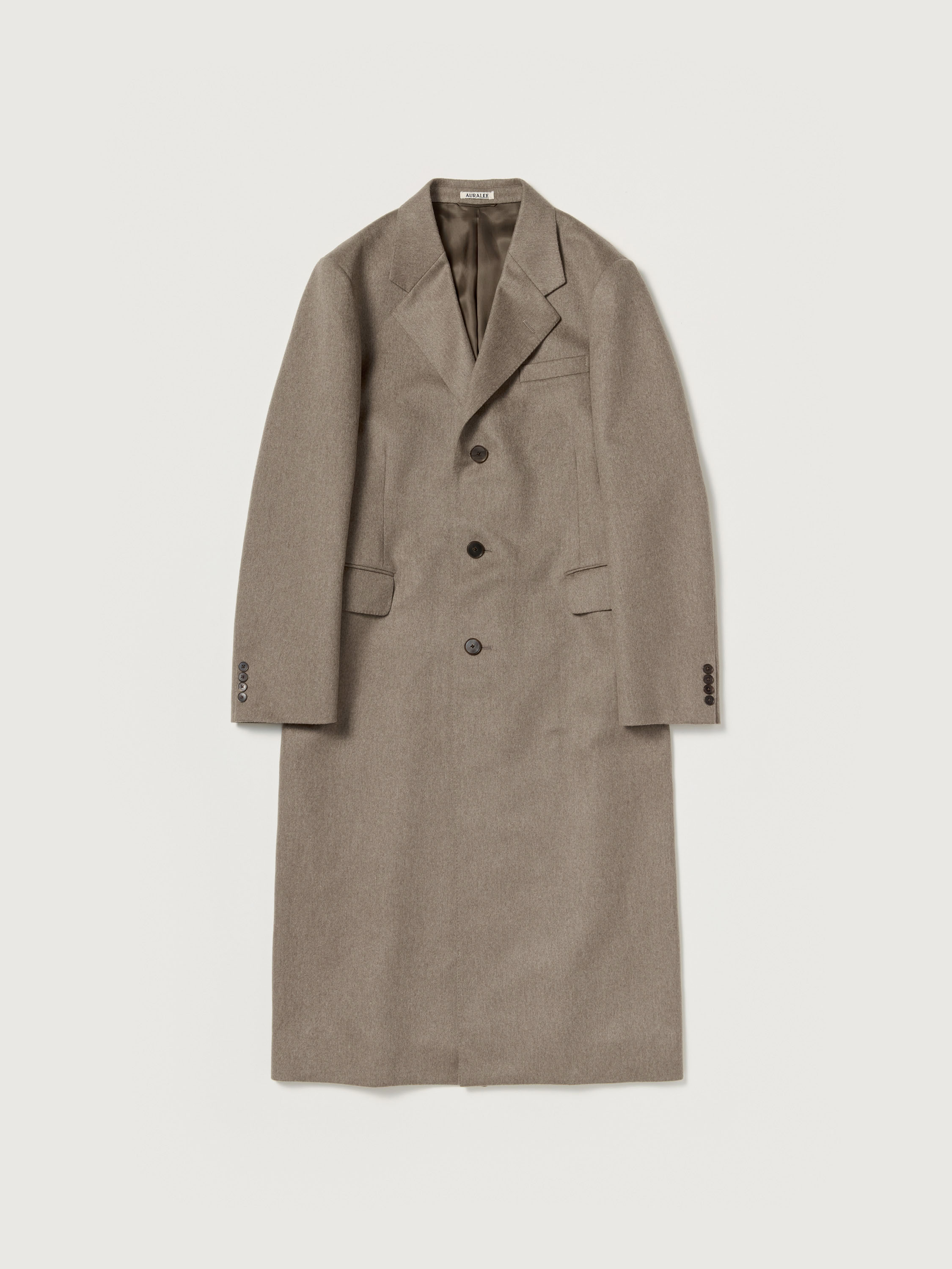 CASHMERE MOLESKIN LONG COAT 詳細画像 TOP BROWN BEIGE 8