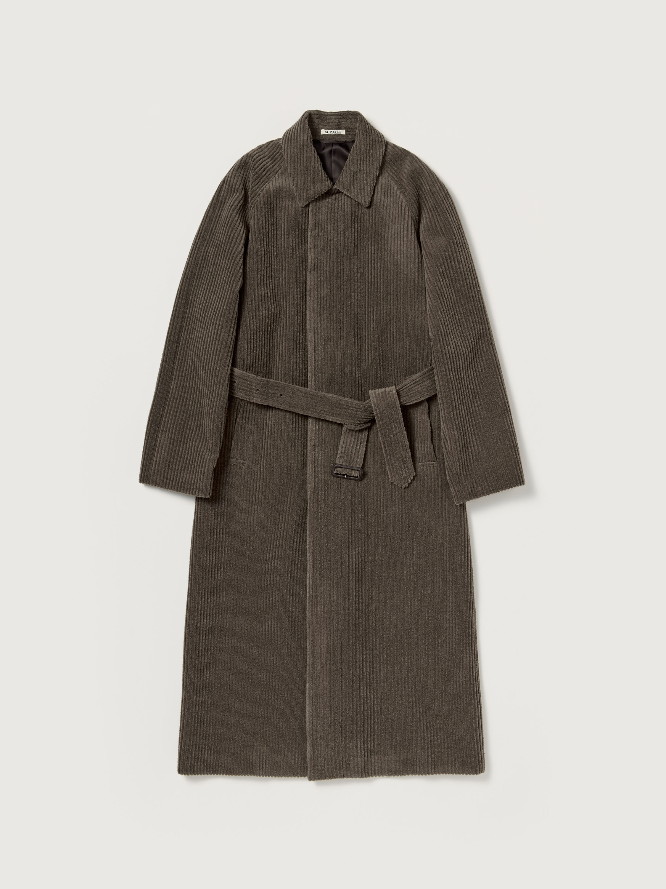 WOOL CASHMERE CORDUROY SOUTIEN COLLAR COAT 詳細画像 SMOKY BROWN 6