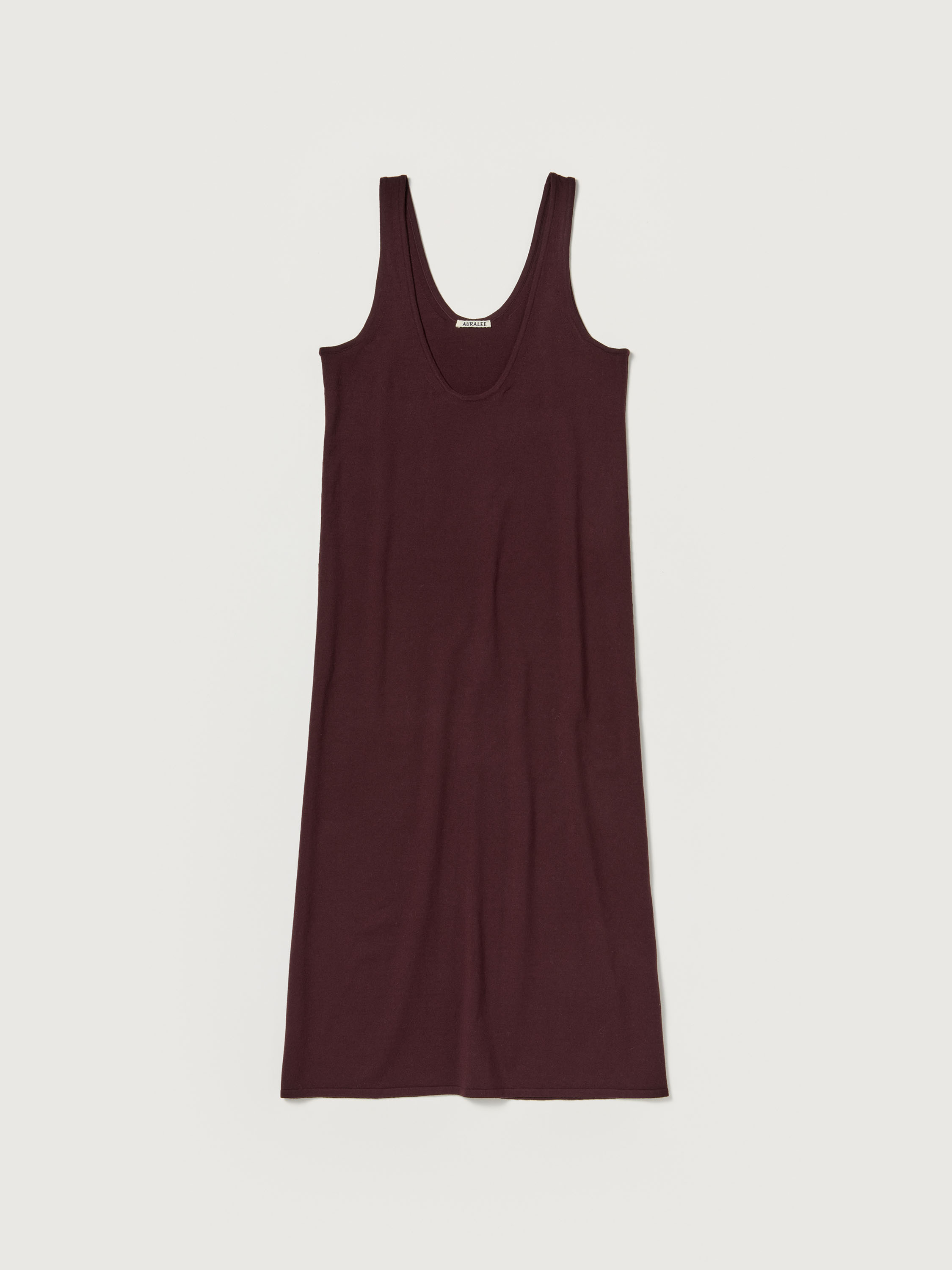 HIGH TWIST WOOL KNIT DRESS 詳細画像 RED BROWN 1