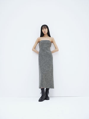 HOMESPUN TWEED DRESS