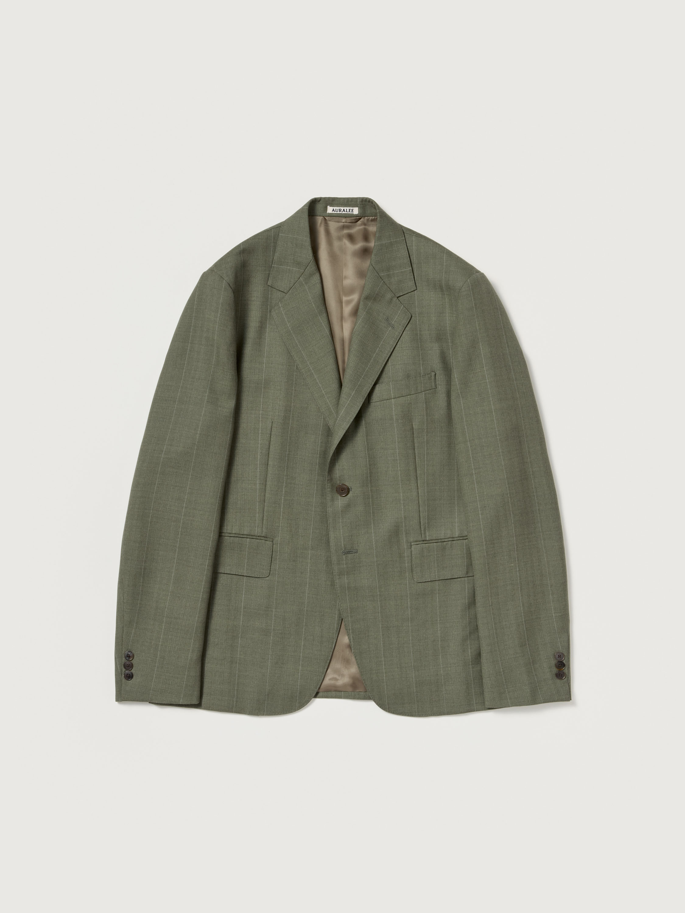 BLUEFACED WOOL JACKET 詳細画像 OLIVE GRAY STRIPE 5