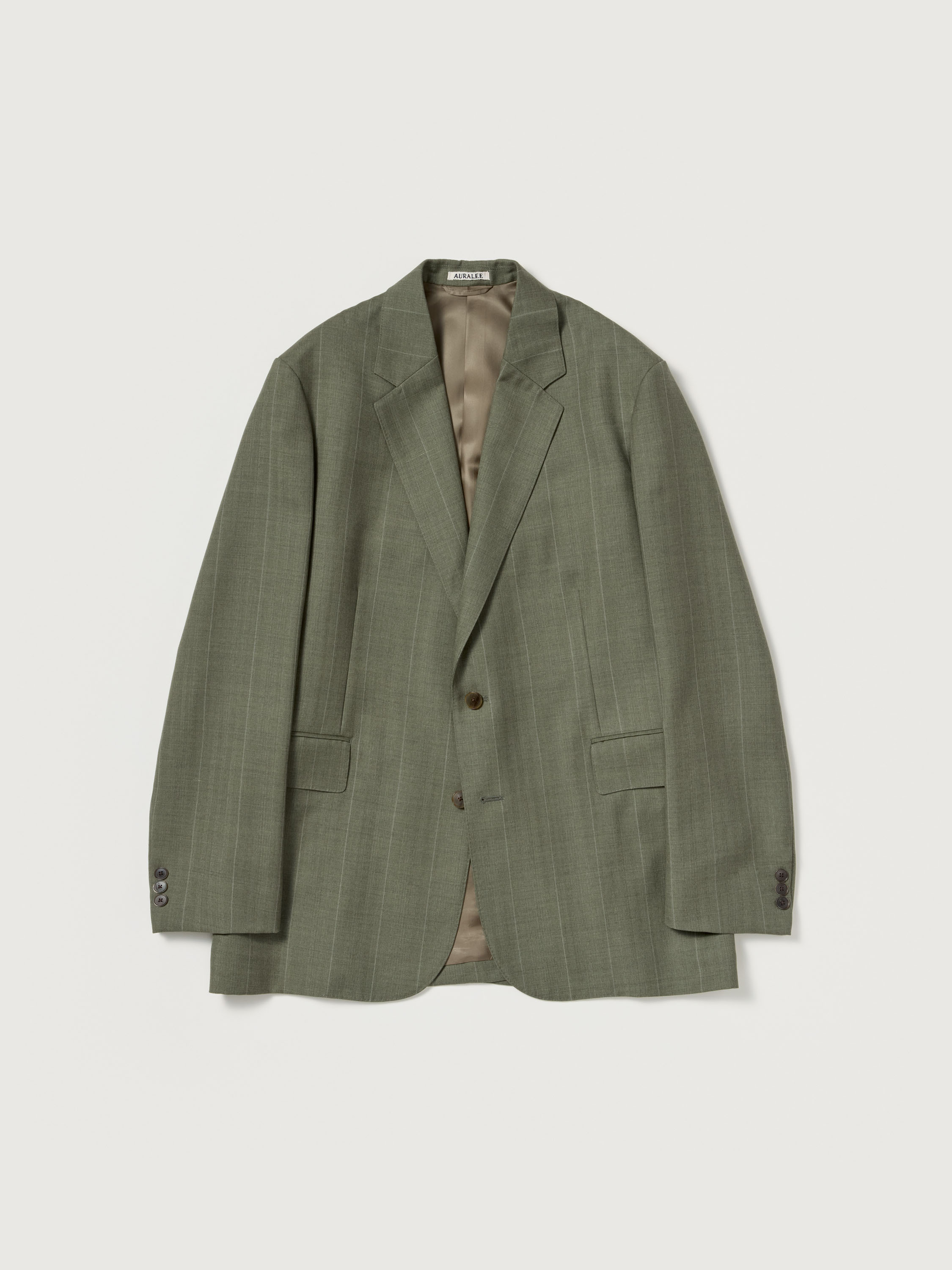 BLUEFACED WOOL JACKET 詳細画像 OLIVE GRAY STRIPE 1