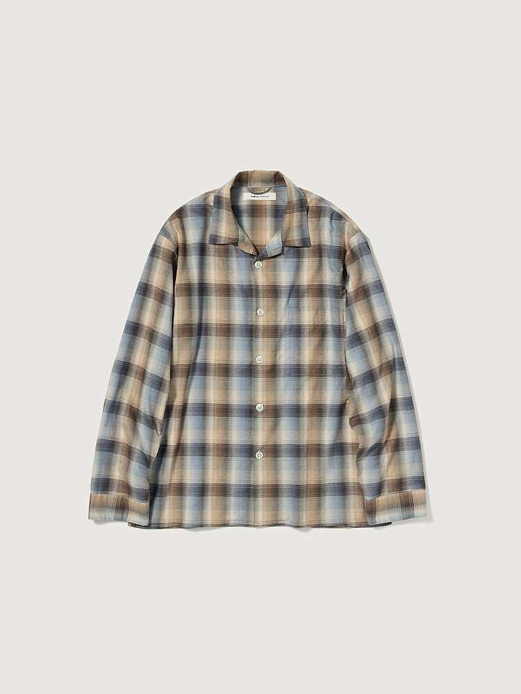 FLANNEL SLEEPWEAR LONG-SLEEVED SHIRT