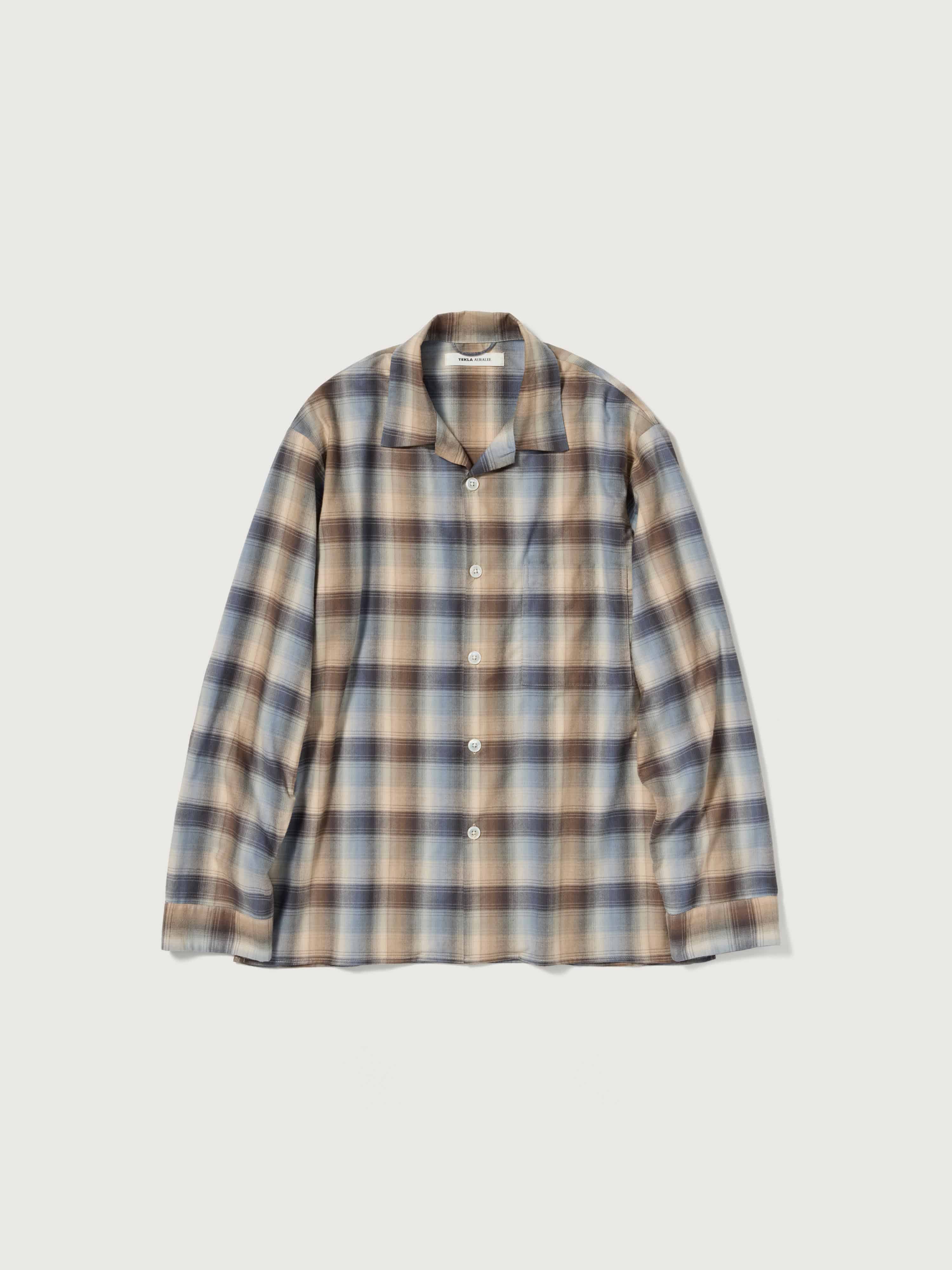 FLANNEL SLEEPWEAR LONG-SLEEVED SHIRT 詳細画像 DAWN CHECKS 7