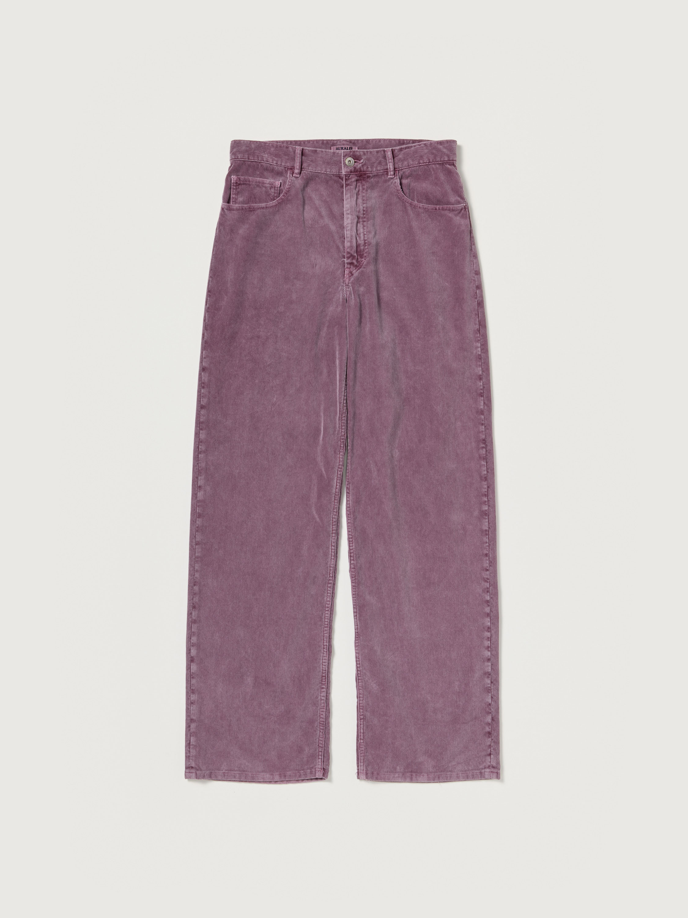 GARMENT-DYED FINX CORDUROY 5P WIDE PANTS 詳細画像 DUSTY PURPLE 1